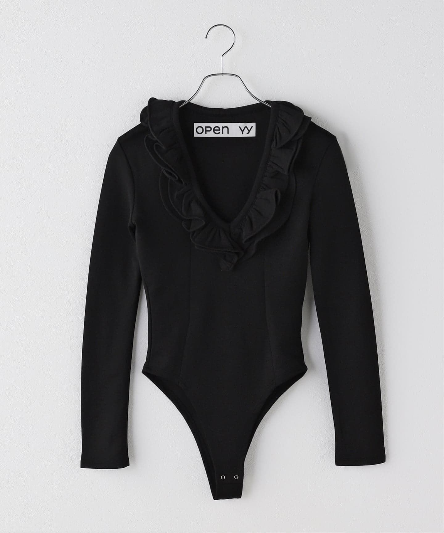 OPEN YY / オープンワイワイ】RUFFLE BODYSUIT YY253TS004（Tシャツ