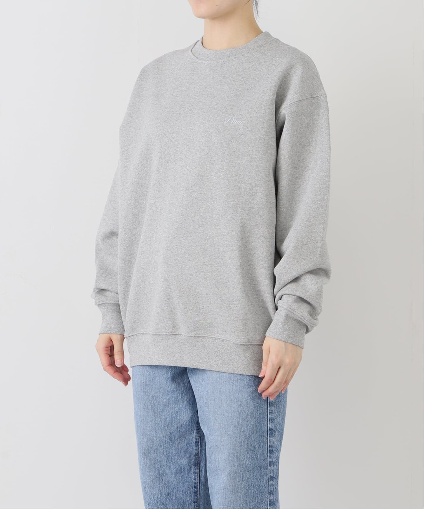 Dime/ダイム】 CURSIVE SMALL LOGO CREWNECK（スウェット）｜Oriens