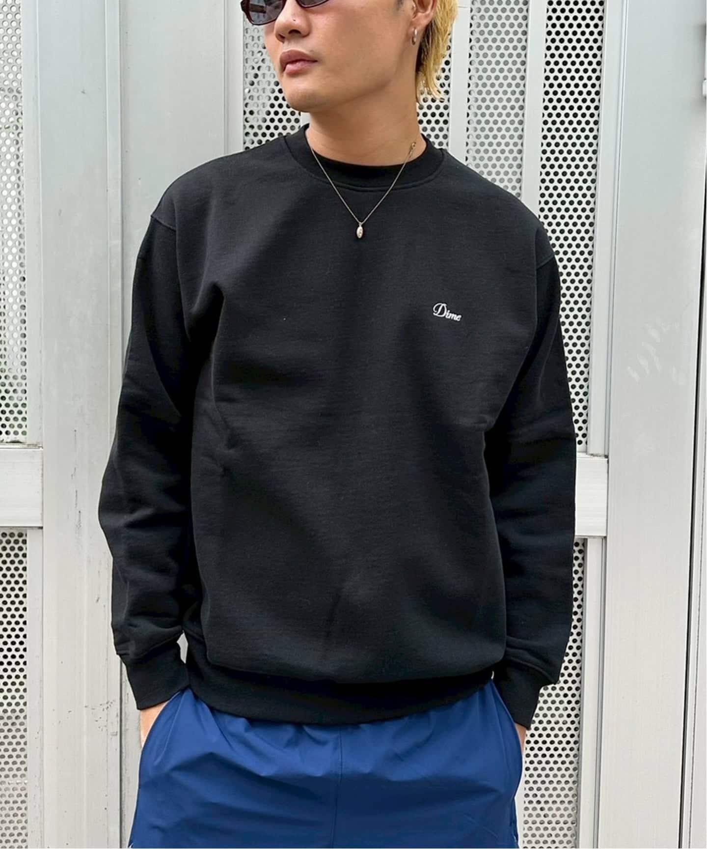 Dime/ダイム】 CURSIVE SMALL LOGO CREWNECK（スウェット）｜Oriens