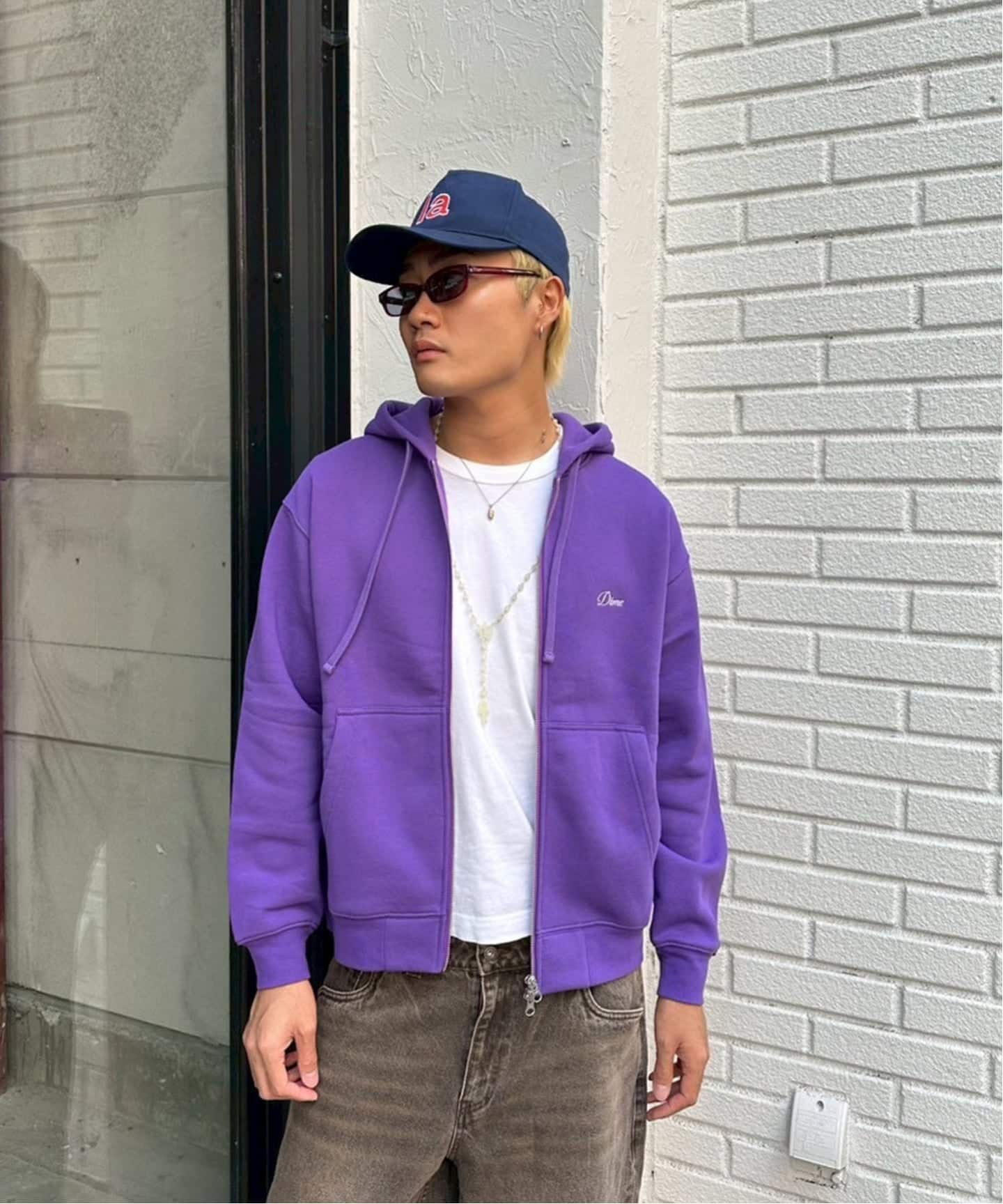 Dime/ダイム】 CURSIVE ZIP HOODIE（パーカー）｜Oriens JOURNAL