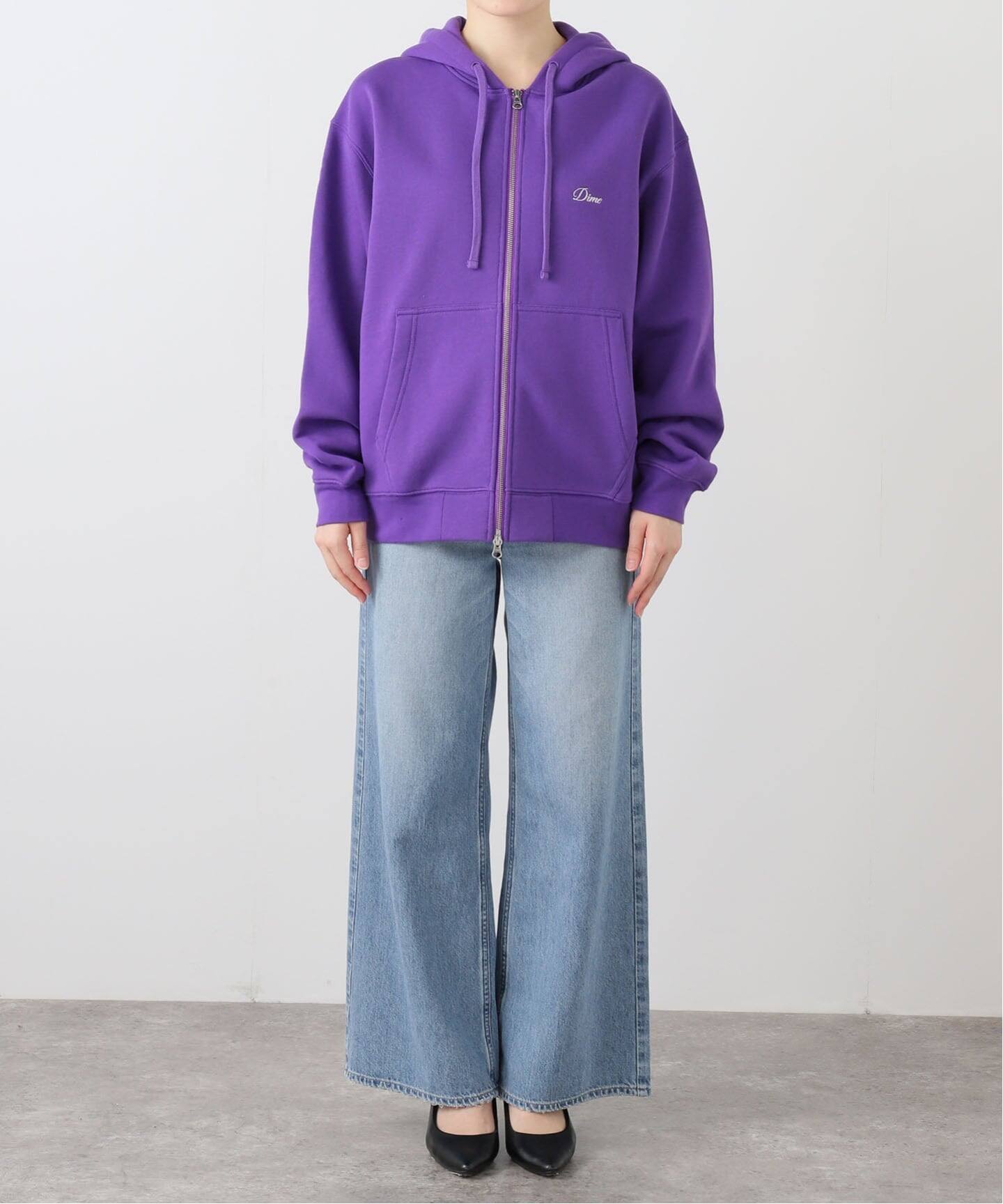 Dime/ダイム】 CURSIVE ZIP HOODIE（パーカー）｜Oriens JOURNAL