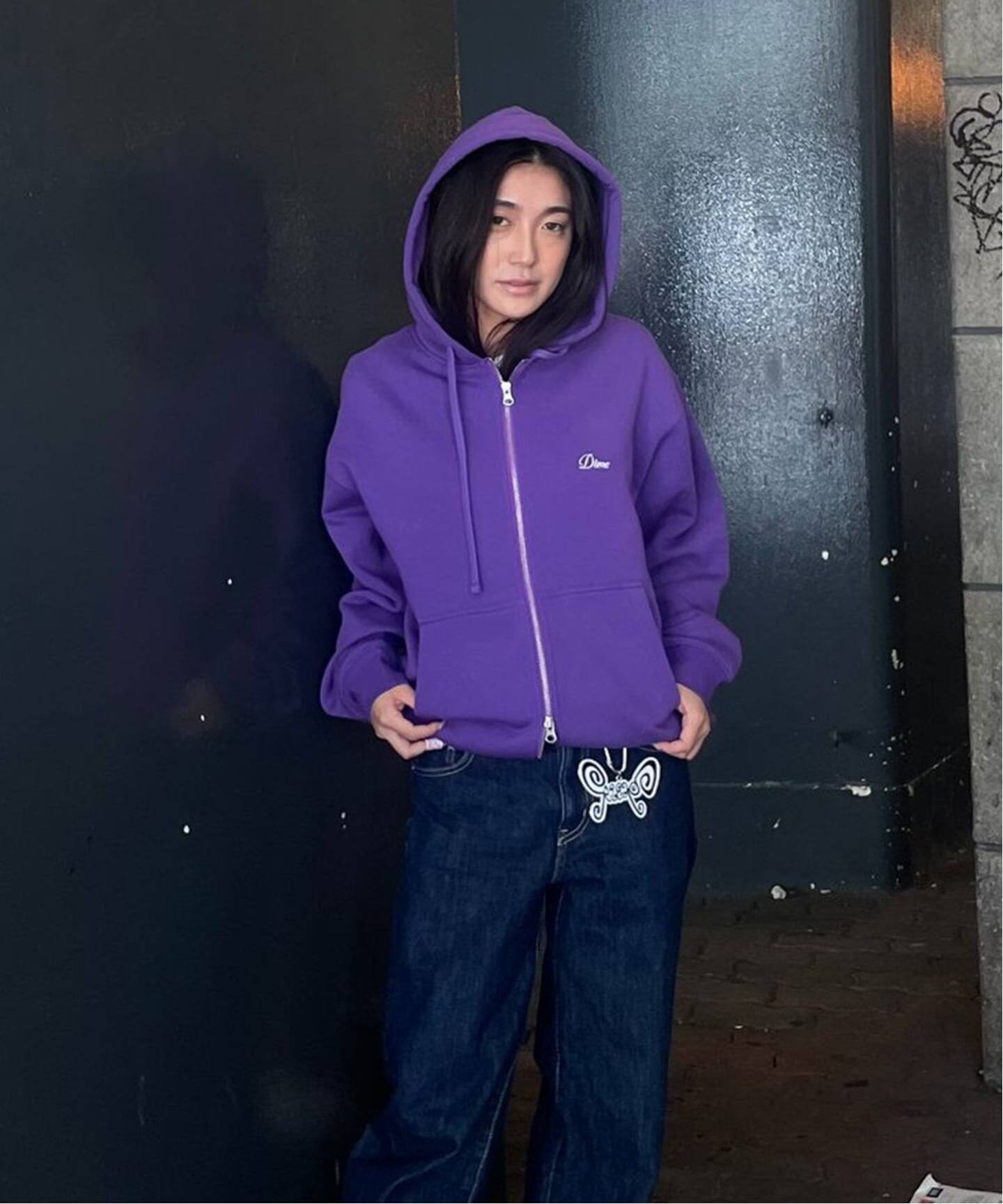 Dime/ダイム】 CURSIVE ZIP HOODIE（パーカー）｜Oriens JOURNAL 