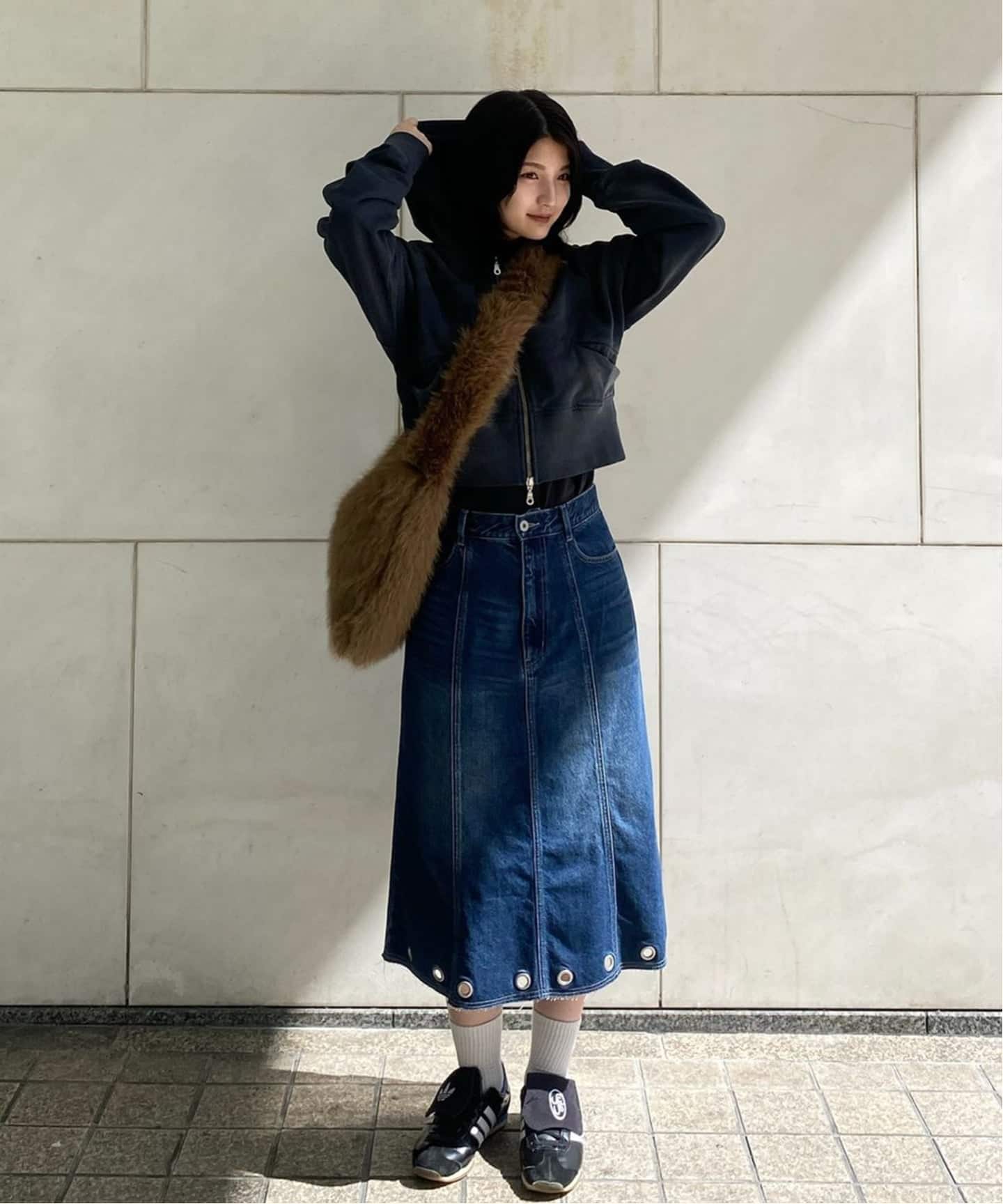 Dime/ダイム】 CROPPED ZIP HOODIE（パーカー）｜Oriens JOURNAL