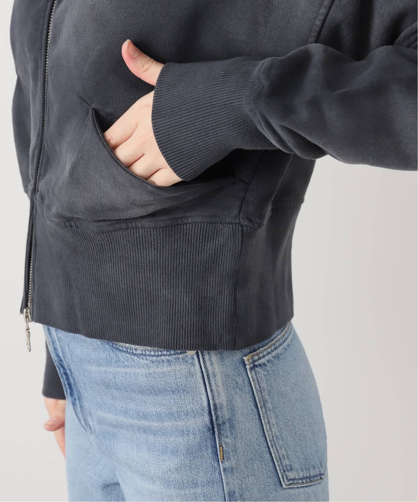 Dime/ダイム】 CROPPED ZIP HOODIE（パーカー）｜Oriens JOURNAL