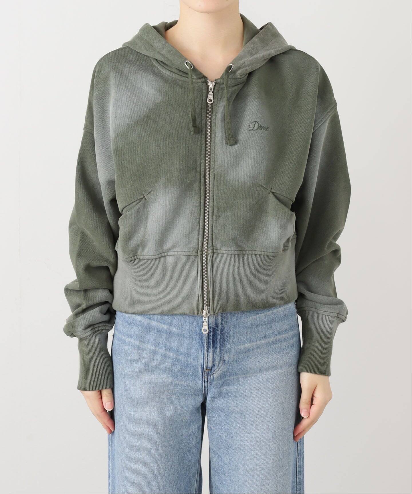 Dime/ダイム】 CROPPED ZIP HOODIE（パーカー）｜Oriens JOURNAL