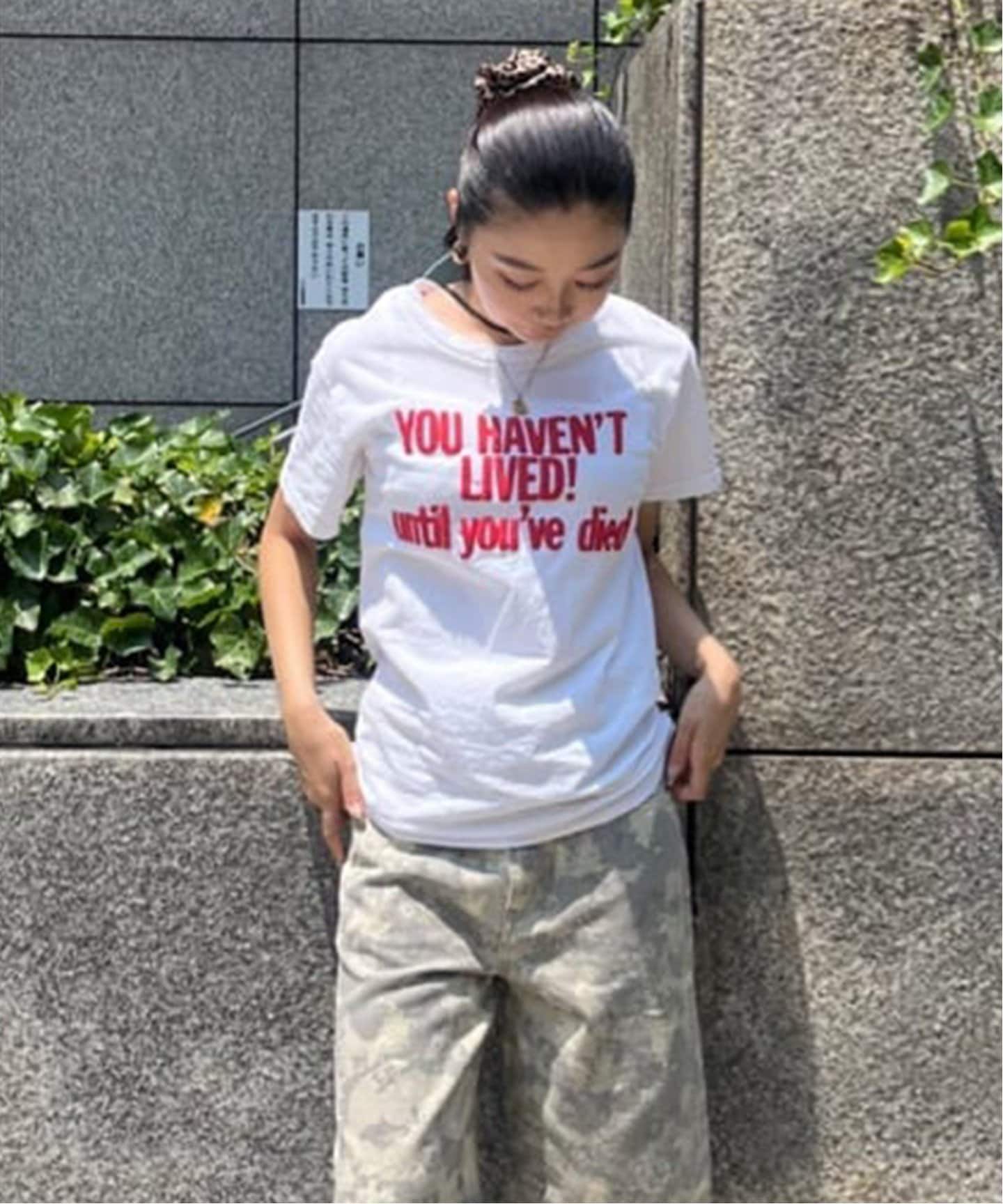 nancy/ナンシー LIVED? TEE NA086 Tシャツ nancy/ナンシー】 LIVED? TEE NA086（Tシャツ/カットソー
