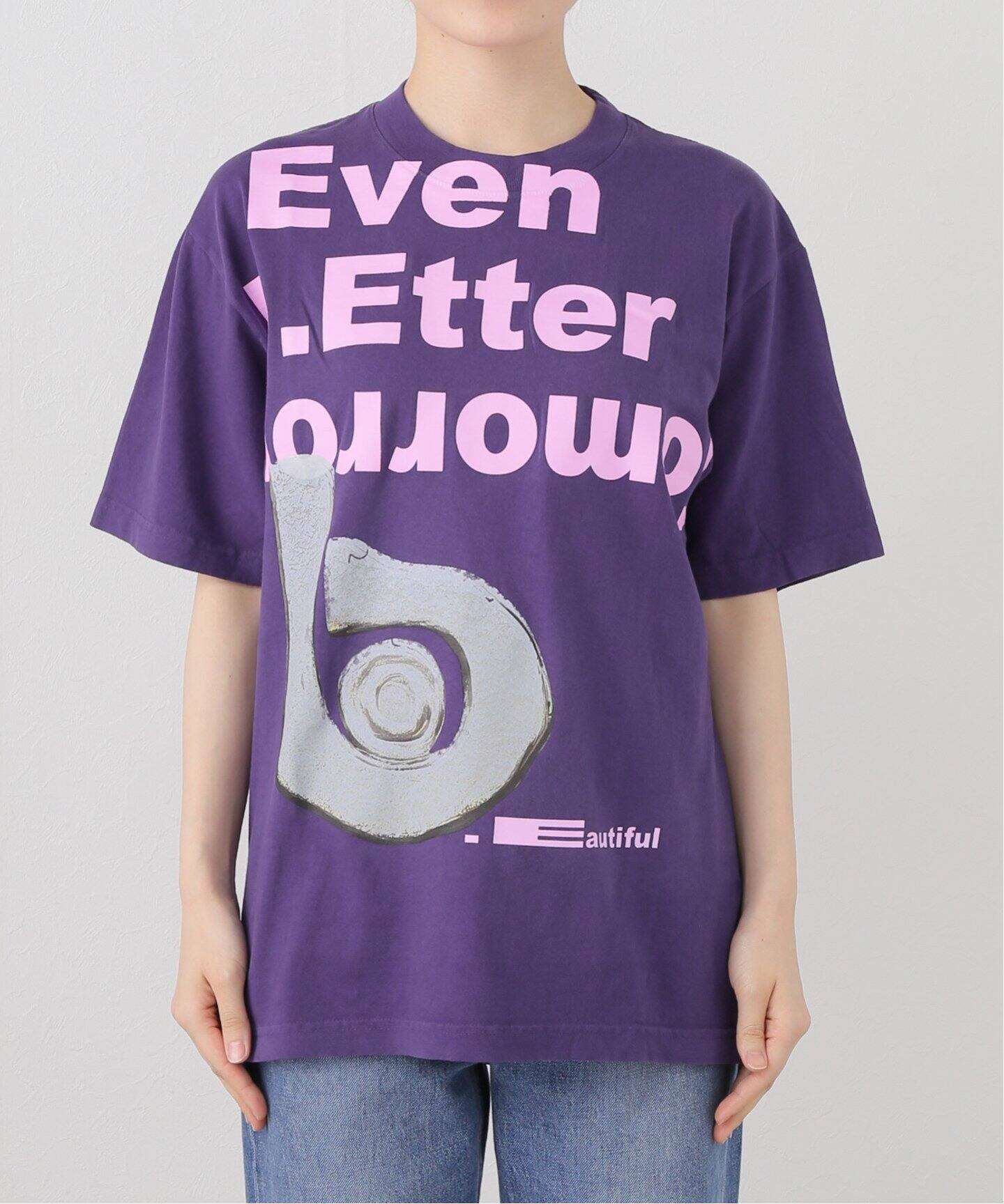 b.Eautiful/ビューティフル】Even Better Tomorrow T-Shirt （パープル