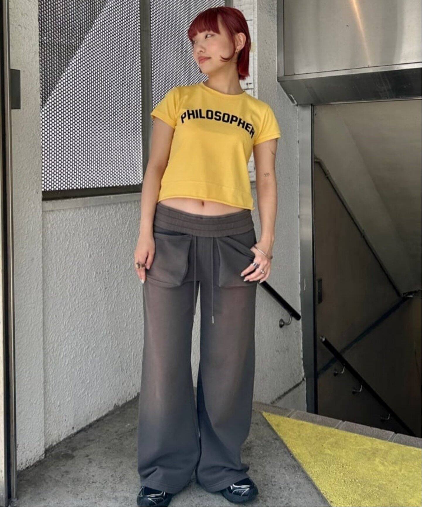 SCULPTOR/スカルプター】 Philosopher Baby Tee SC25S252YEXS（Tシャツ