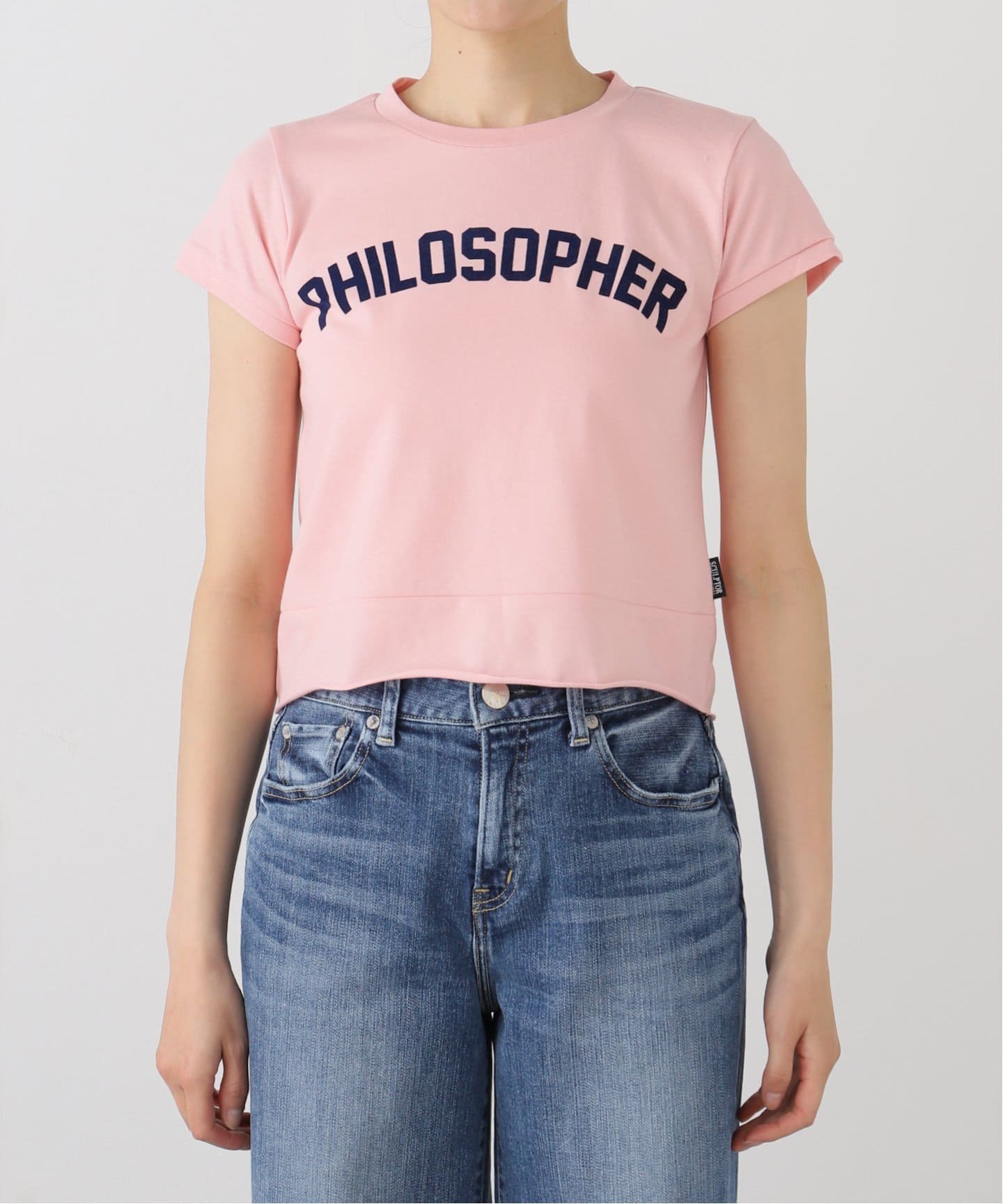 SCULPTOR/スカルプター】 Philosopher Baby Tee SC25S252YEXS（T