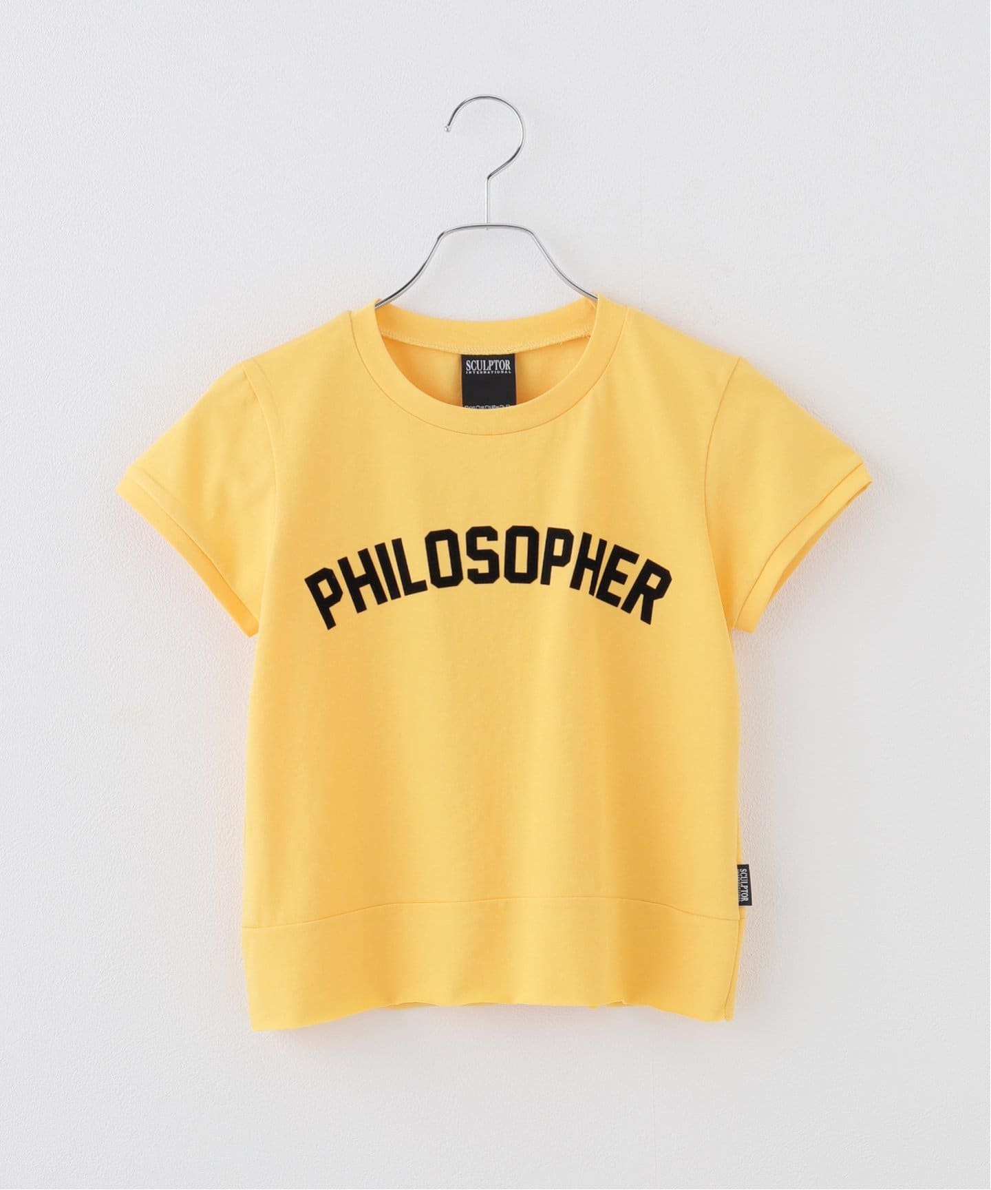 sculptor スカルプター シャツ 半袖 M Classic Logo Piping Crop Top（Tシャツ/カットソー）｜SCULPTOR
