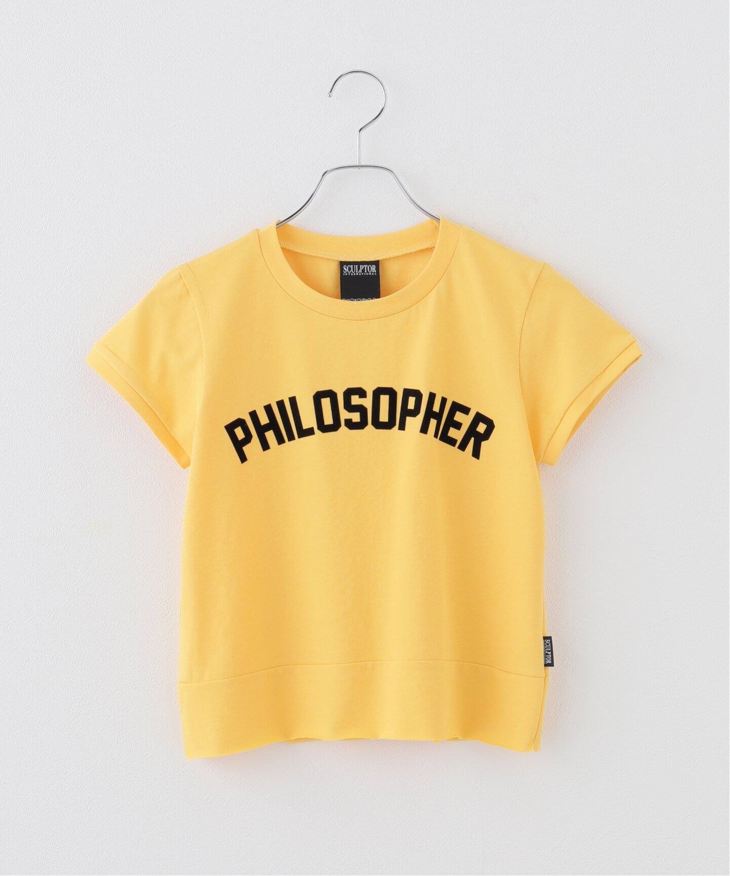 SCULPTOR/スカルプター】 Philosopher Baby Tee SC25S252YEXS（Tシャツ 