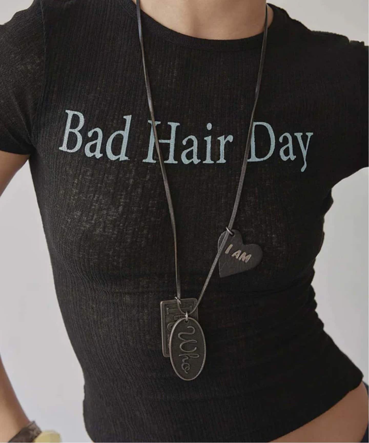Bad Hair Day Tee Red – Sculptor