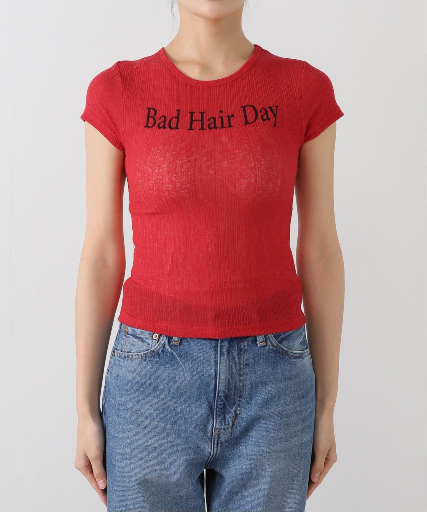 トップス SCULPTOR Bad Hair Day Tee Red Bad Hair Day Tee Red – SCULPTOR JAPAN