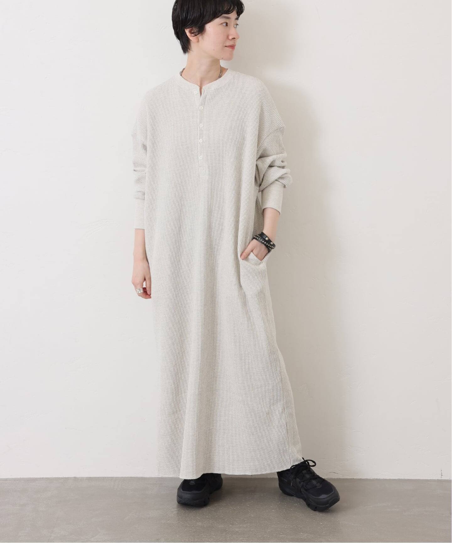 ワッフル ヘンリーN-ワンピース（ワンピース）｜journal standard luxe