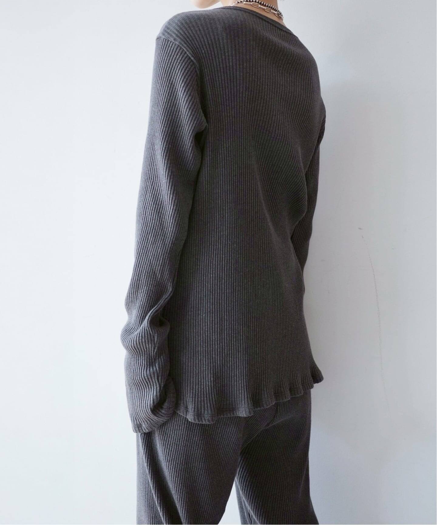 テレコ クルーネックプルオーバー（Tシャツ／カットソー）｜journal