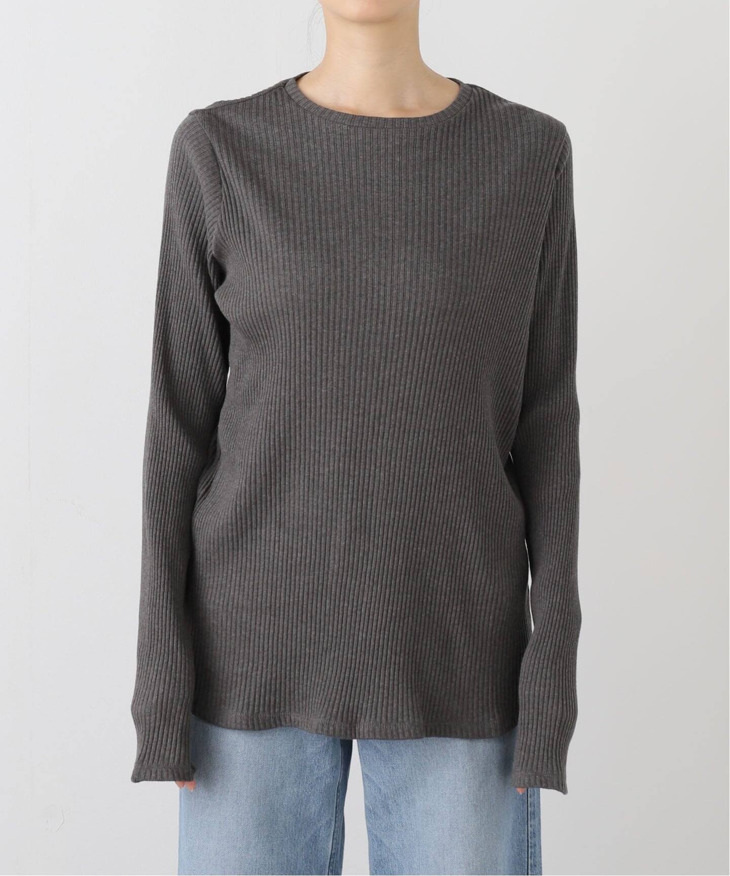 テレコ クルーネックプルオーバー（Tシャツ／カットソー）｜journal