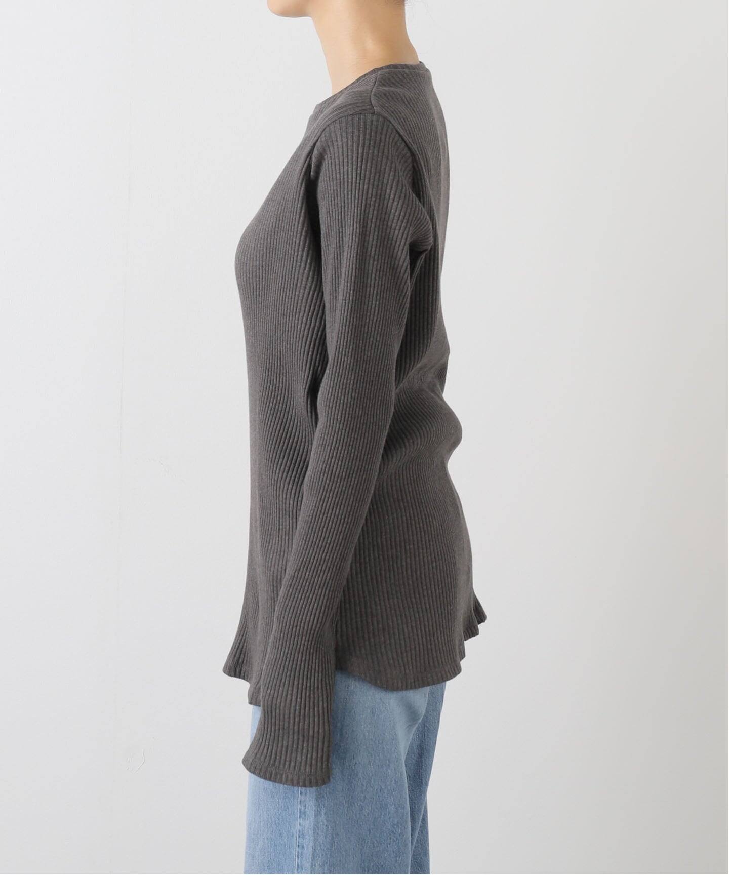 テレコ クルーネックプルオーバー（Tシャツ／カットソー）｜journal