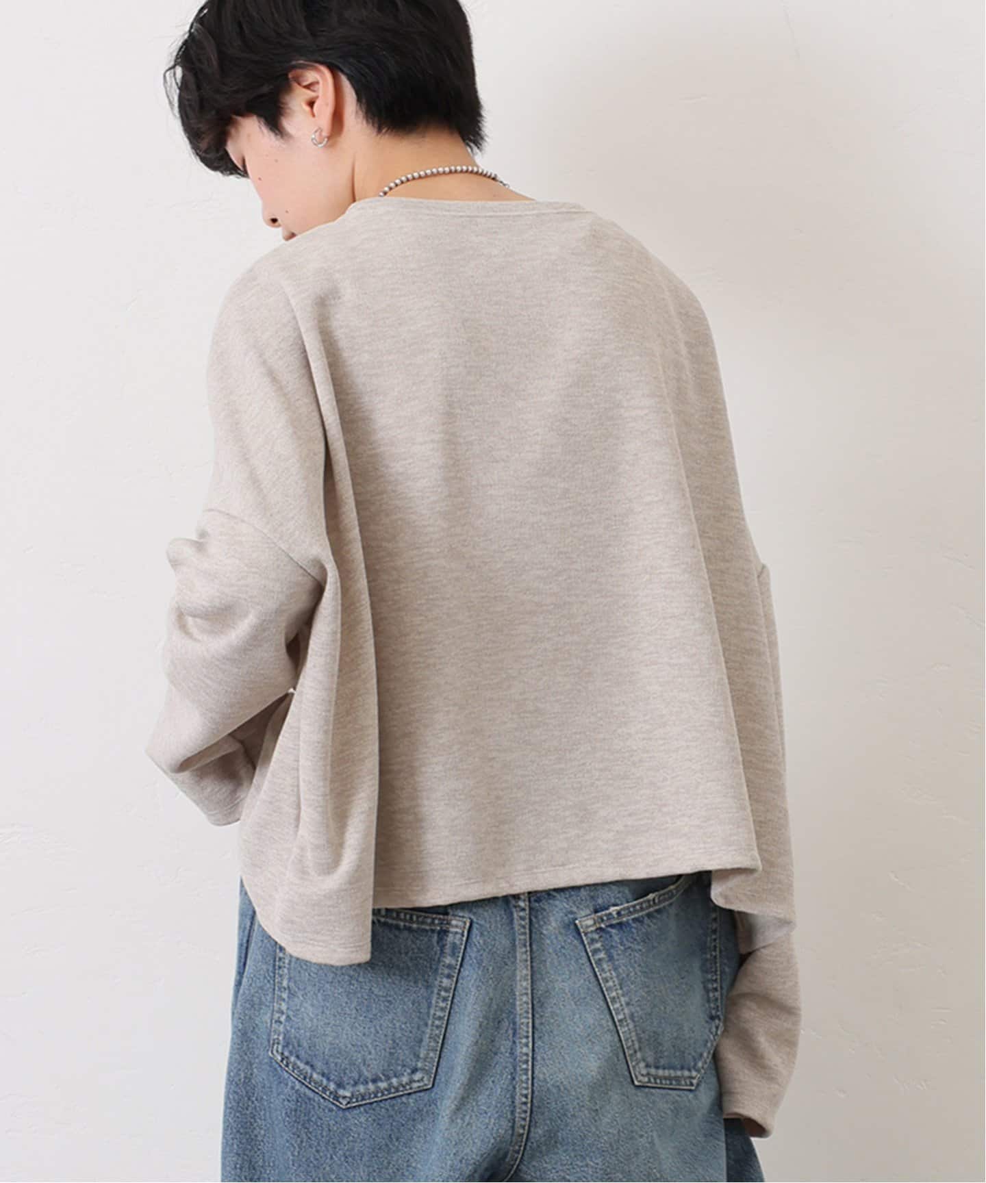 【25AW】ジャーナルスタンダードラックス　リネン　プルオーバー　ベージュ 25AW】ジャーナルスタンダードラックス リネン プルオーバー