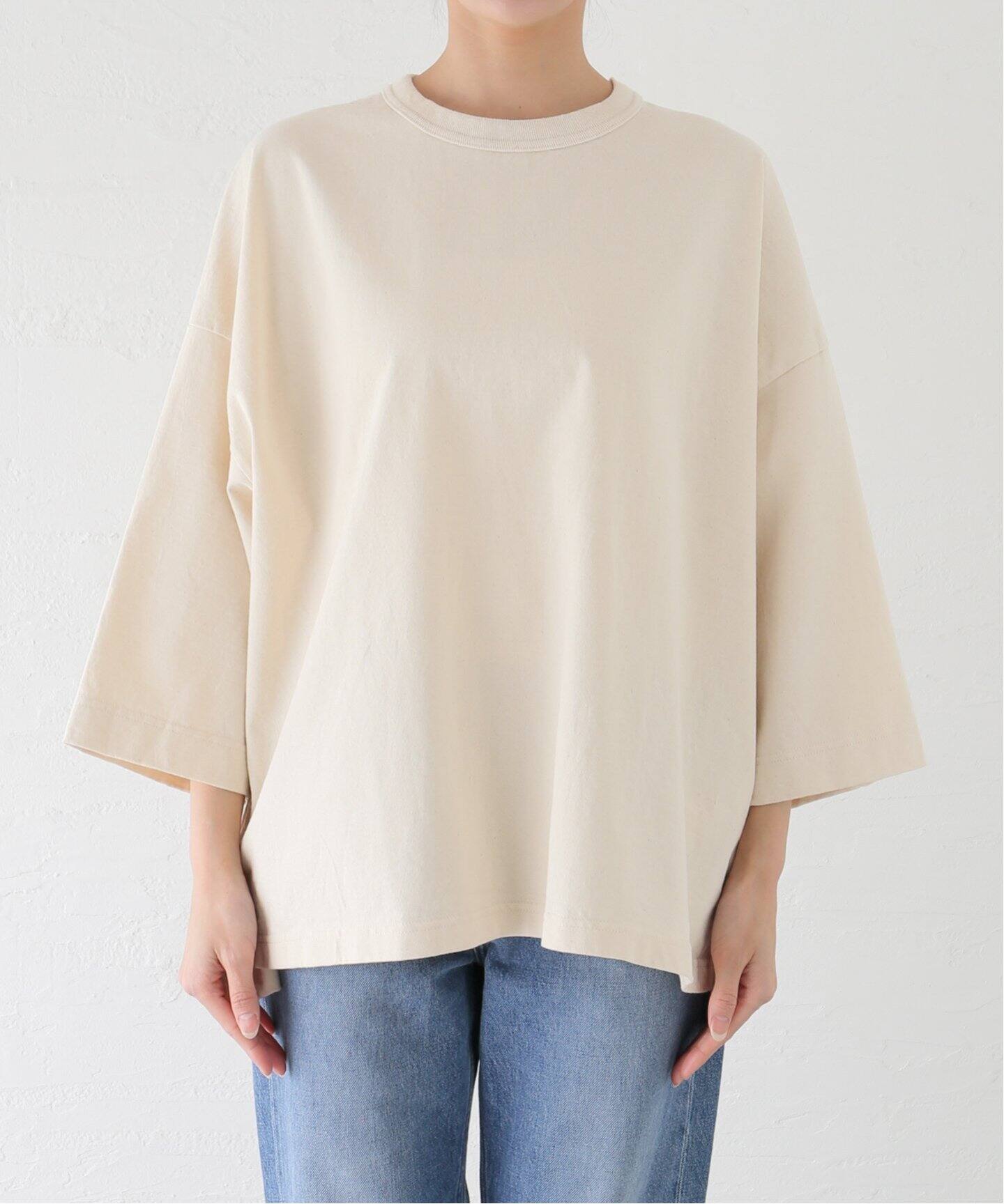 オーガニックテンジク クルーネックプルオーバー（Tシャツ／カットソー  