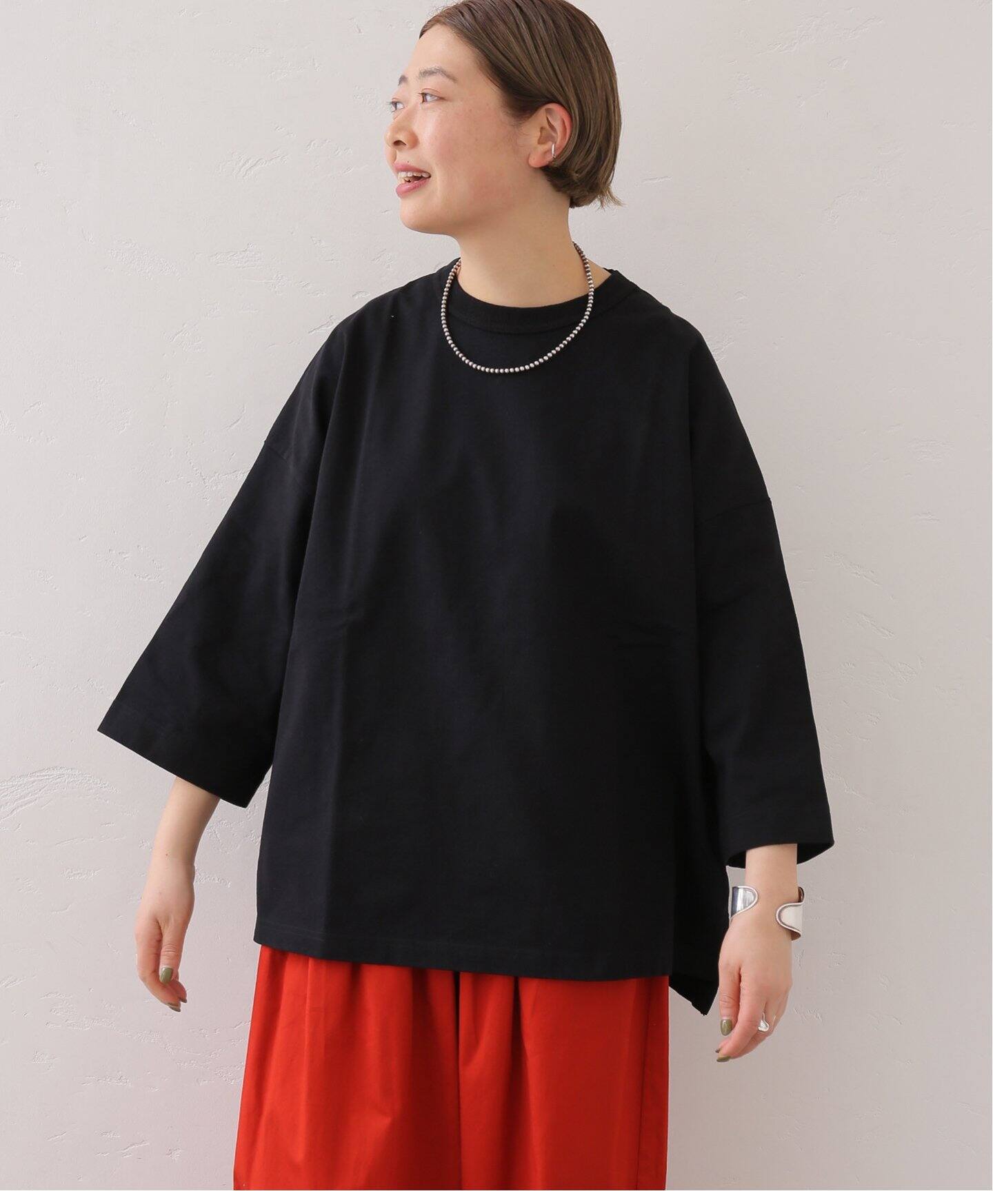 オーガニックテンジク クルーネックプルオーバー（Tシャツ／カットソー  