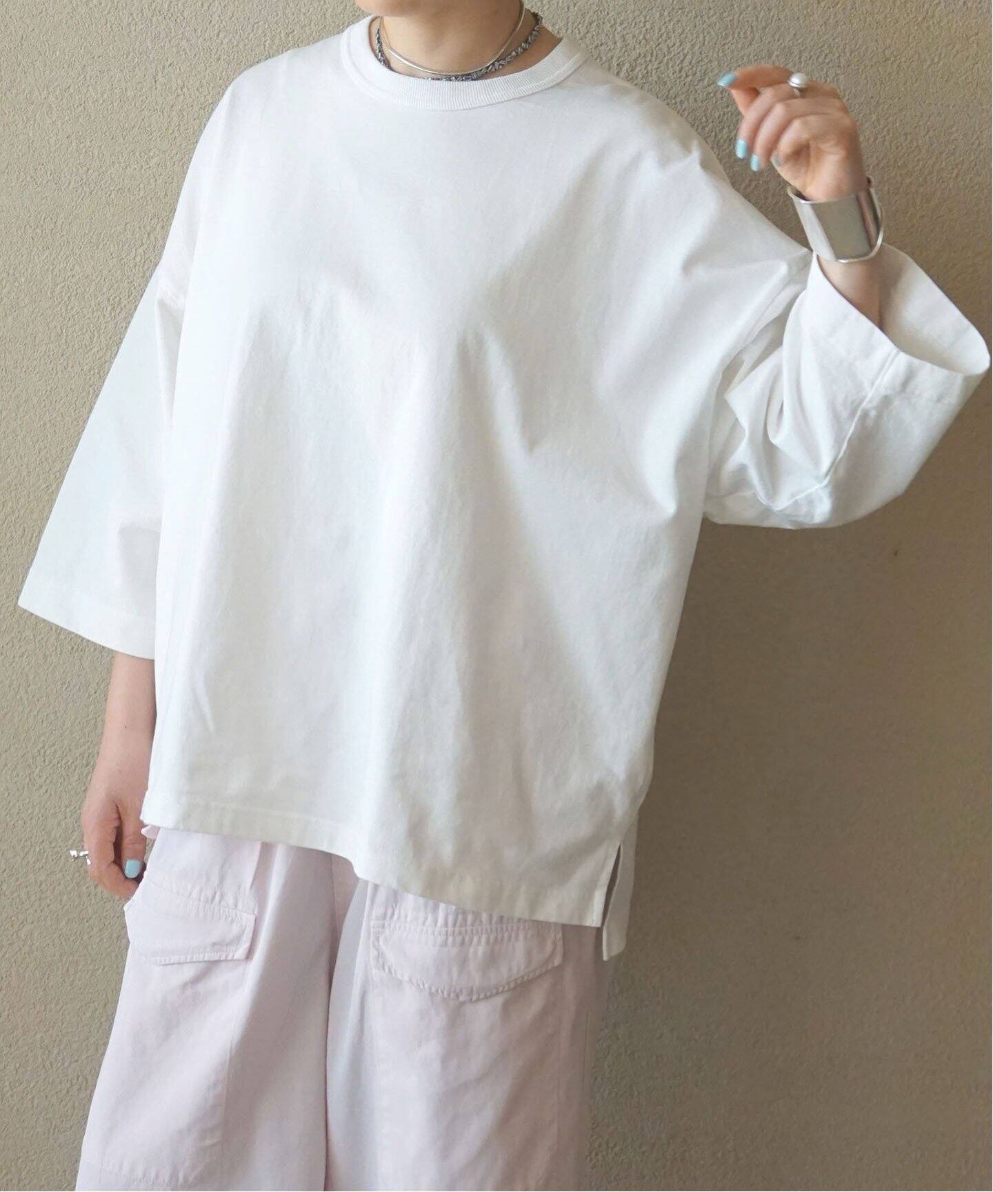 オーガニックテンジク クルーネックプルオーバー（Tシャツ／カットソー  