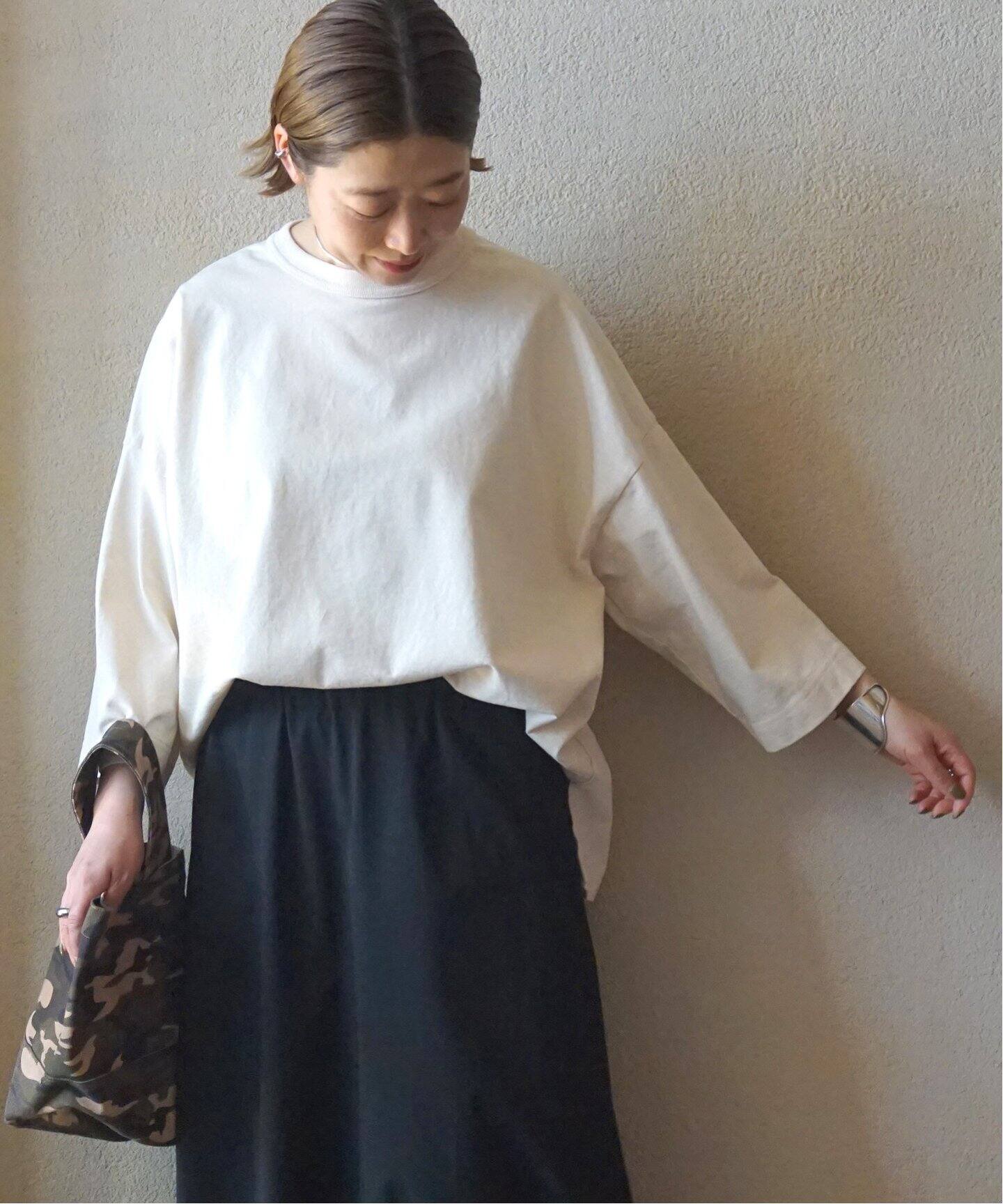 オーガニックテンジク クルーネックプルオーバー（Tシャツ／カットソー  