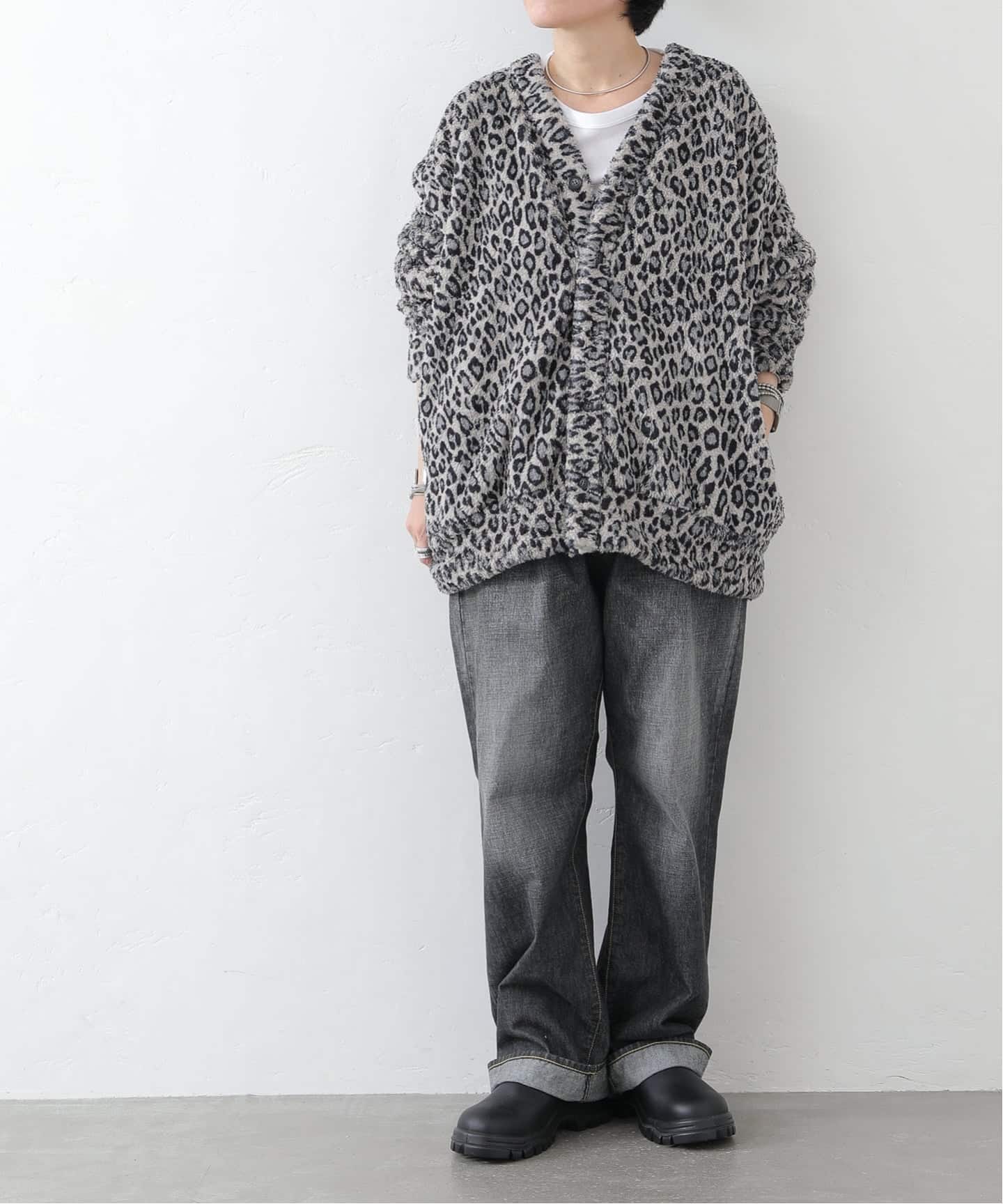 新品 JOURNAL STANDARD LUXE ニット カーディガン サイズF JOURNAL STANDARD LUXE カーディガン ファーフリース Vネック