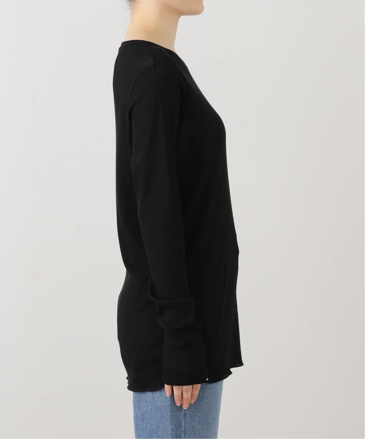 journal standard luxe カノコ プルオーバー　ブラック カノコ プルオーバー（Tシャツ/カットソー）｜JOURNAL STANDARD