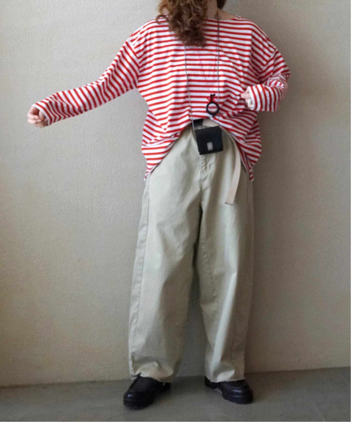 ジャーナルスタンダードラックス　コットンボーダーボートネックプルオーバー　黒 ボーダー ボートネックプルオーバー（Tシャツ／カットソー