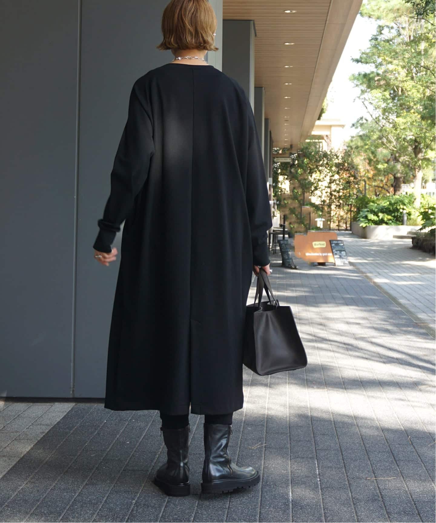 追加》ポンチ クルーネックワンピース（ワンピース）｜journal