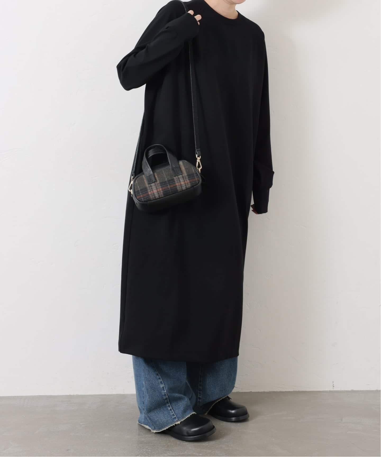 追加》ポンチ クルーネックワンピース（ワンピース）｜journal