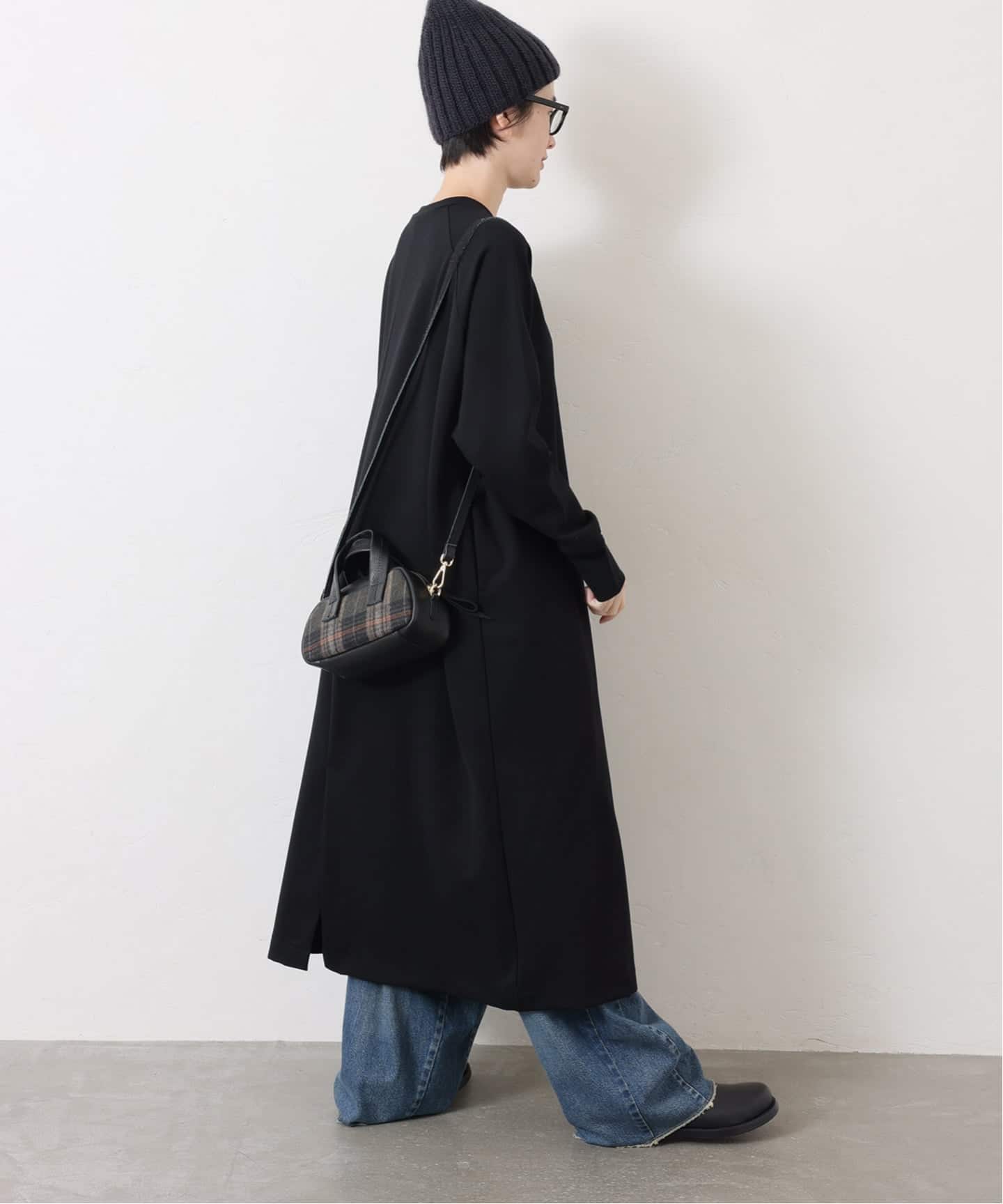 追加》ポンチ クルーネックワンピース（ワンピース）｜journal