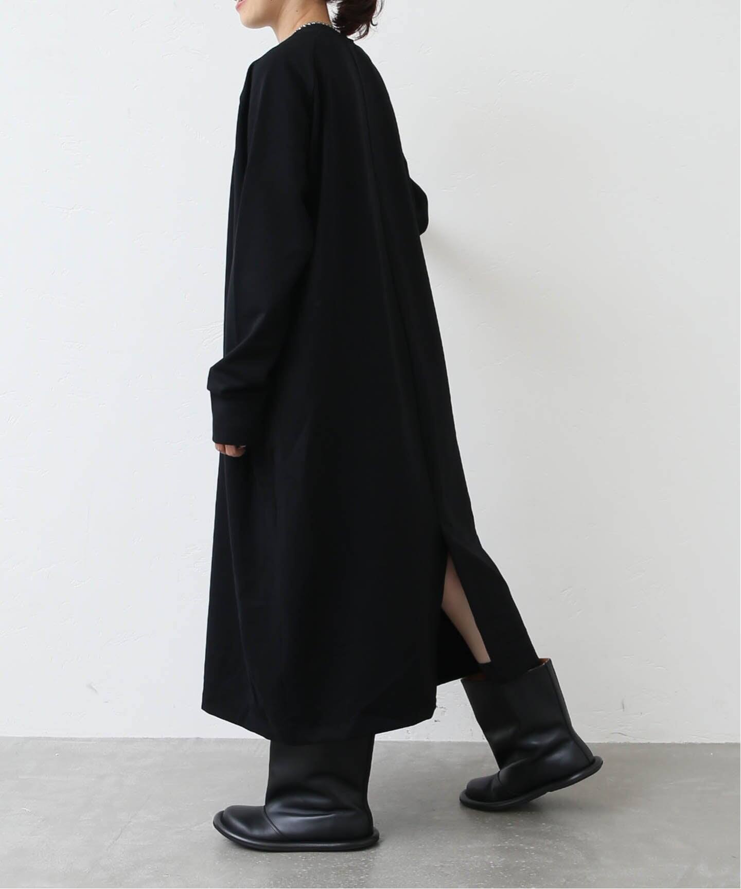 追加》ポンチ クルーネックワンピース（ワンピース）｜journal