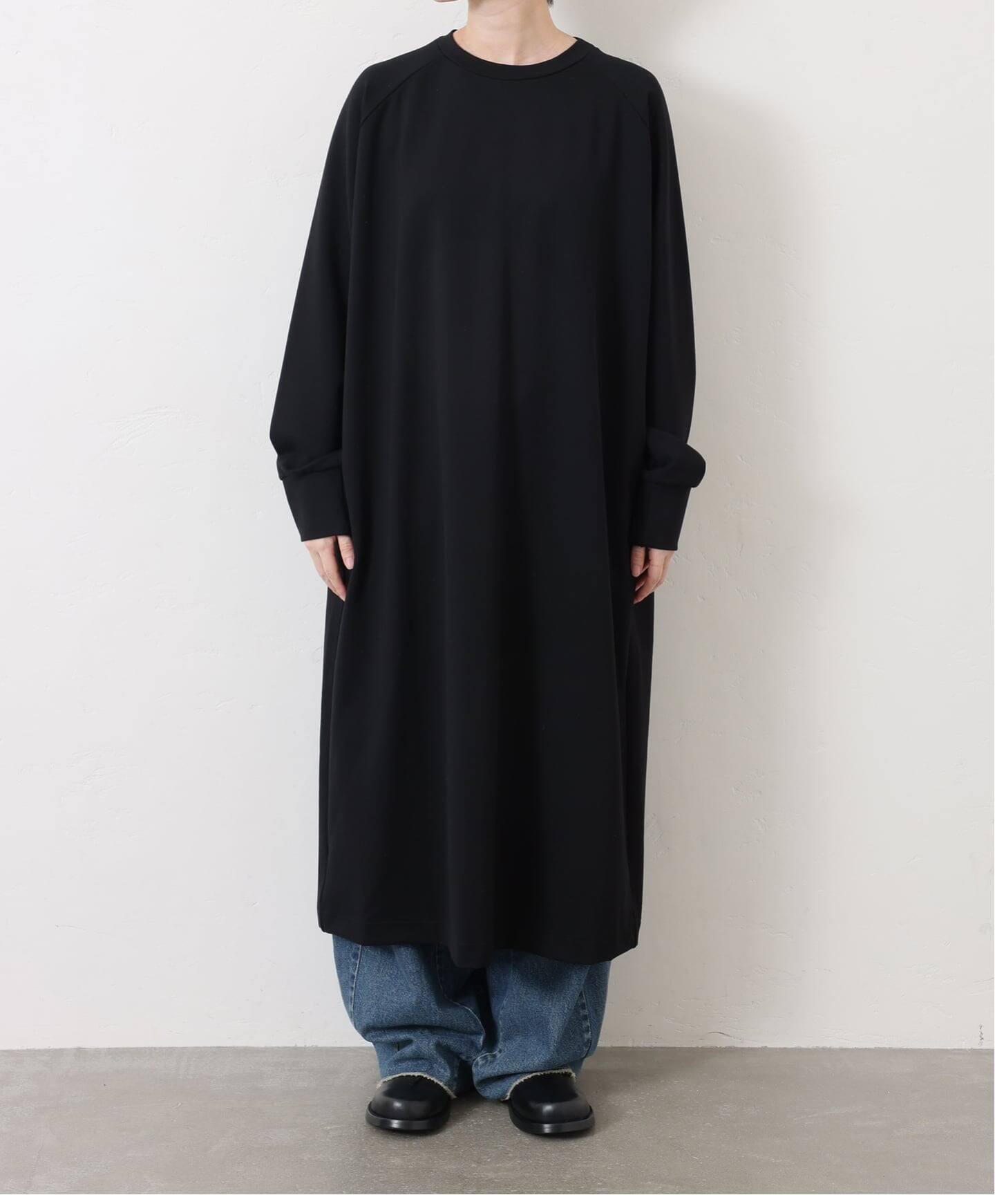 追加》ポンチ クルーネックワンピース（ワンピース）｜journal