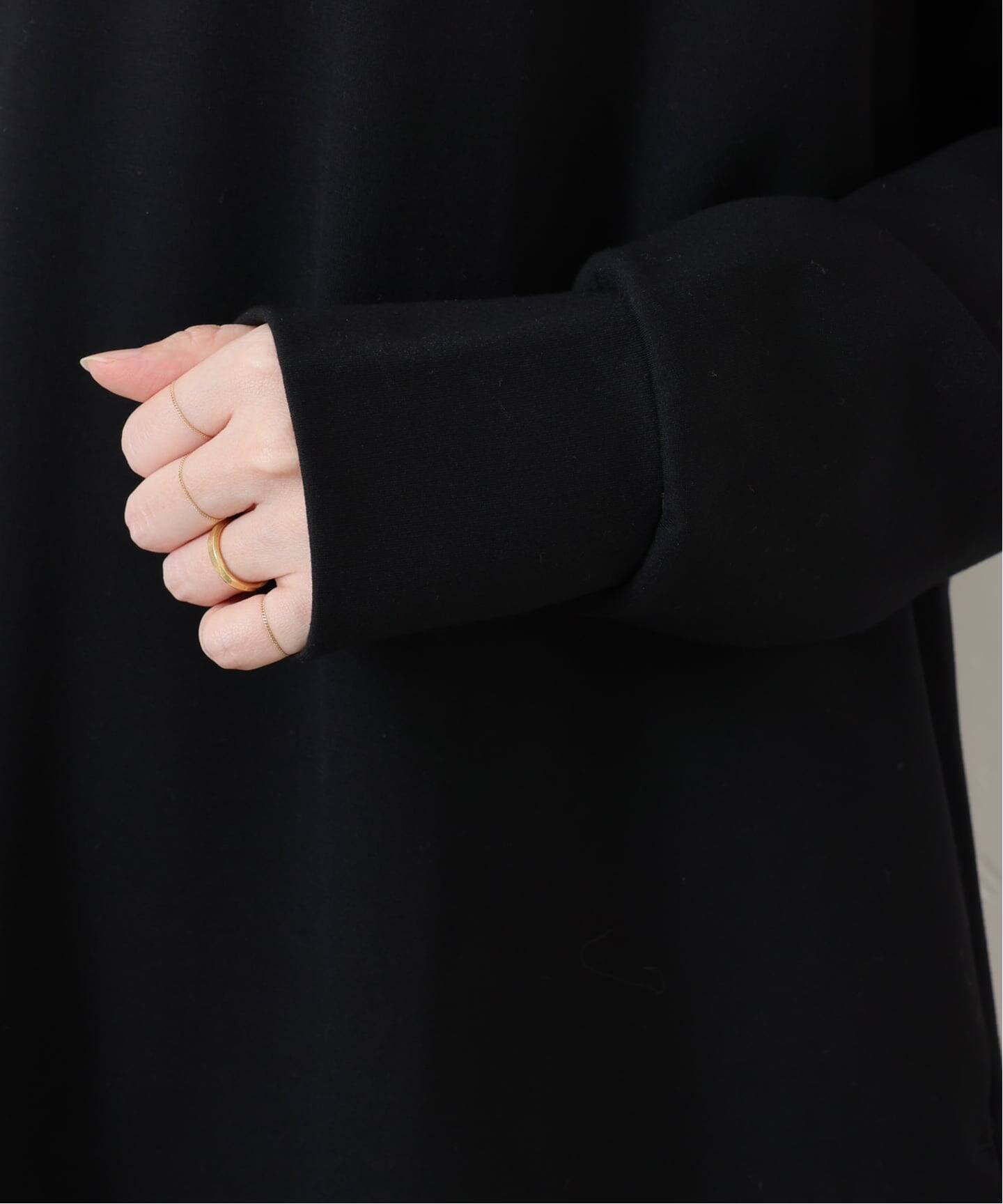 追加》ポンチ クルーネックワンピース（ワンピース）｜journal