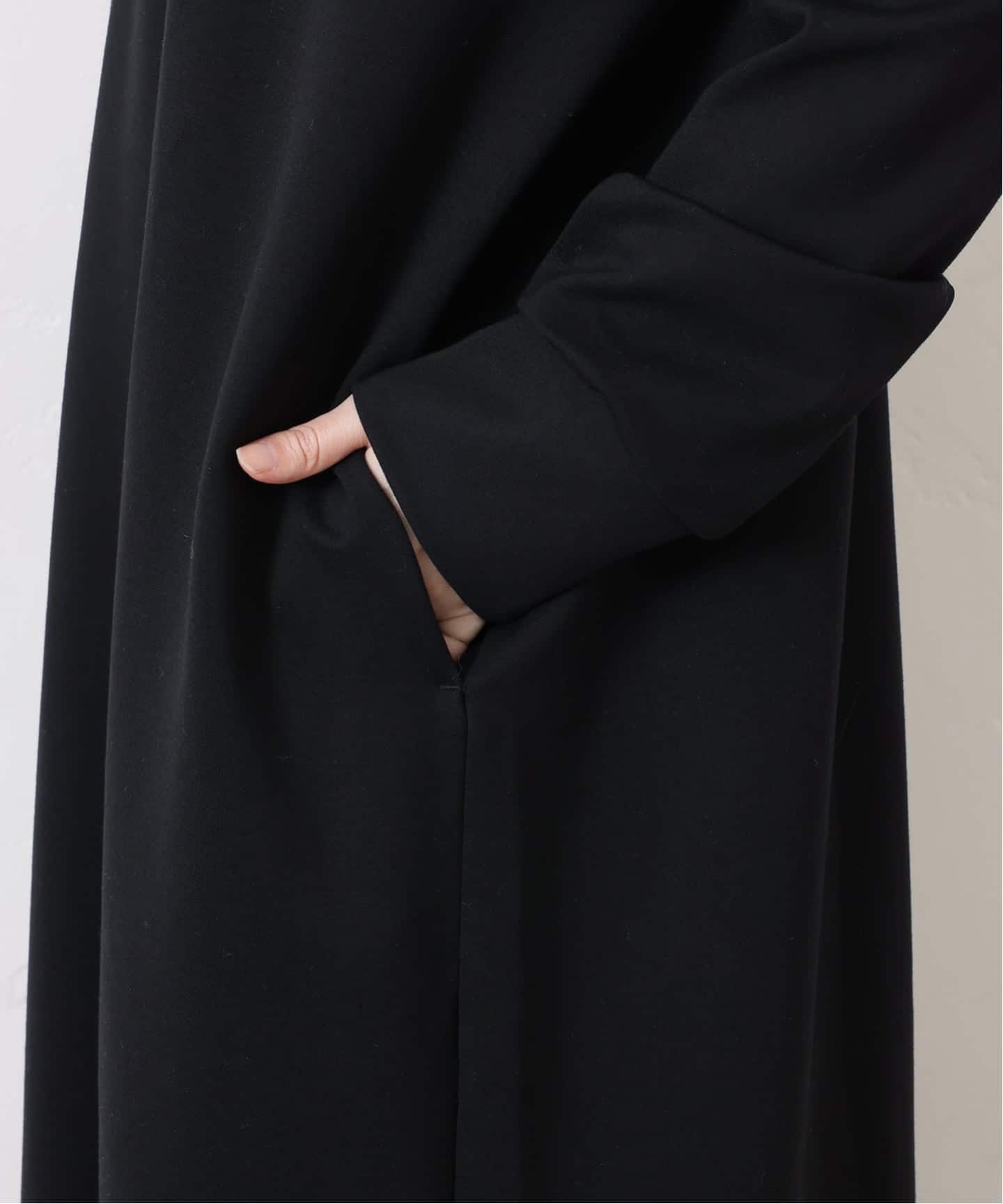 追加》ポンチ クルーネックワンピース（ワンピース）｜journal