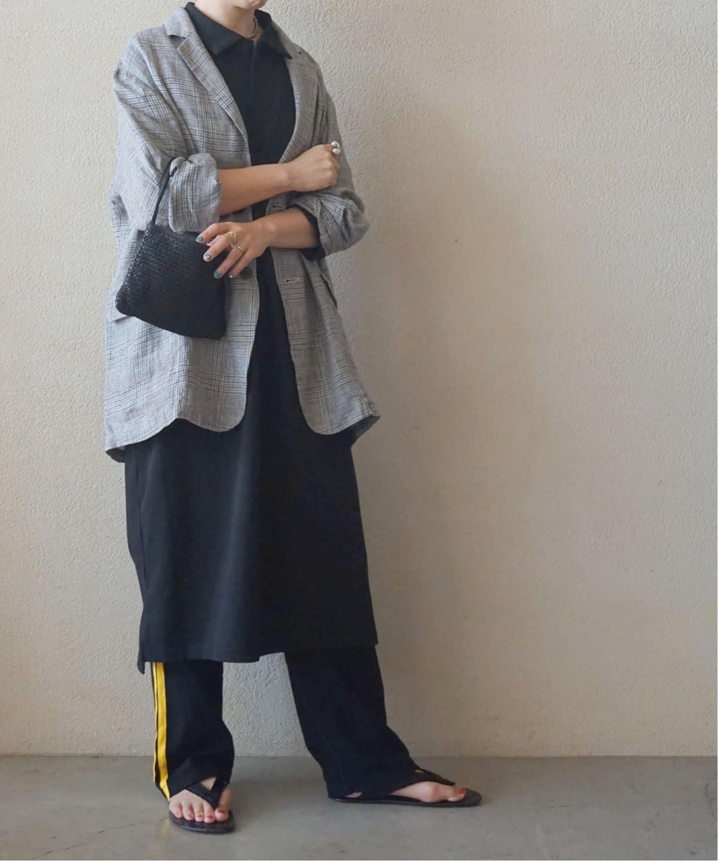 品良く着こなすため デラヴェジャージー ポロワンピース（ワンピース）｜journal ワンピース
