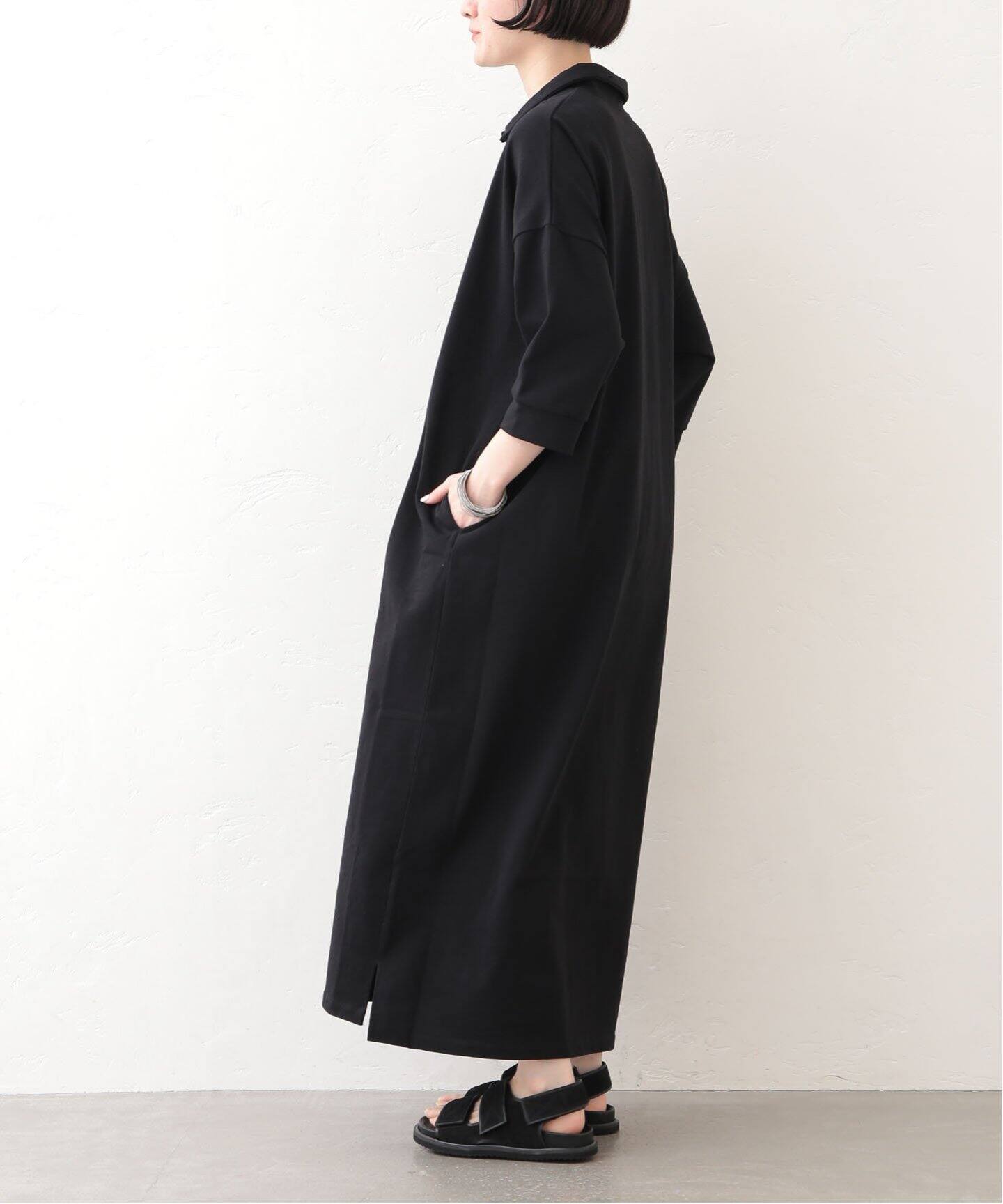 journal standard luxe ポロPO 追加》デラヴェジャージー ポロワンピース（ワンピース