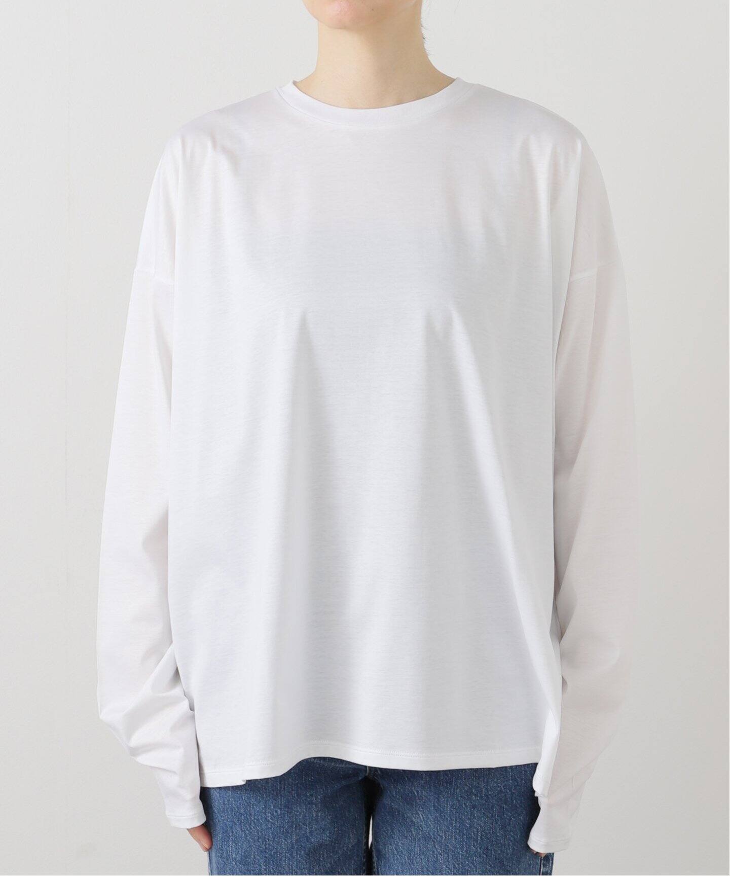 コンパクトジャージー クルーネックBigプルオーバー（Tシャツ