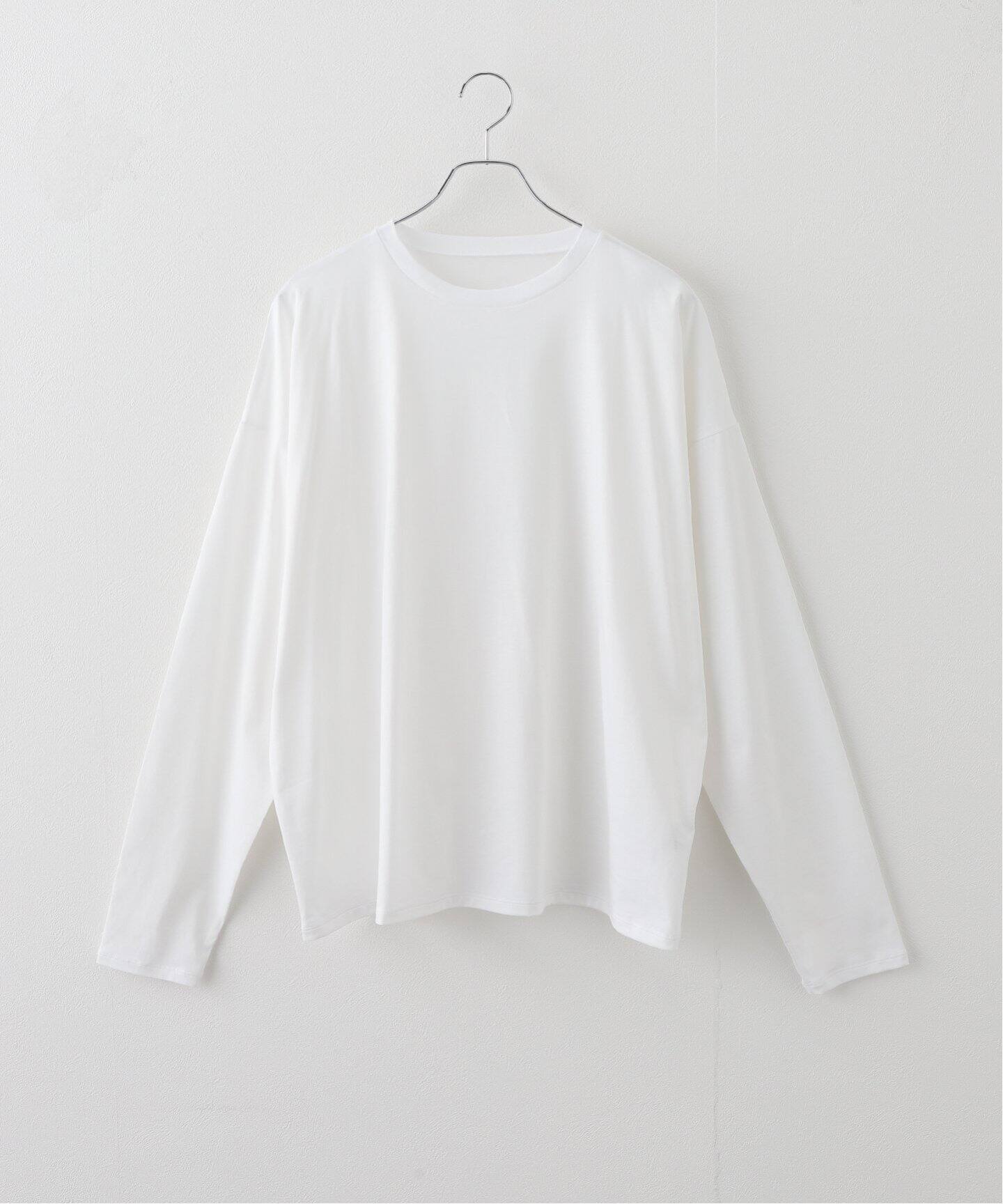tシャツ コンパクトジャージー クルーネックBigプルオーバー レディース コンパクトジャージー クルーネックBigプルオーバー（Tシャツ