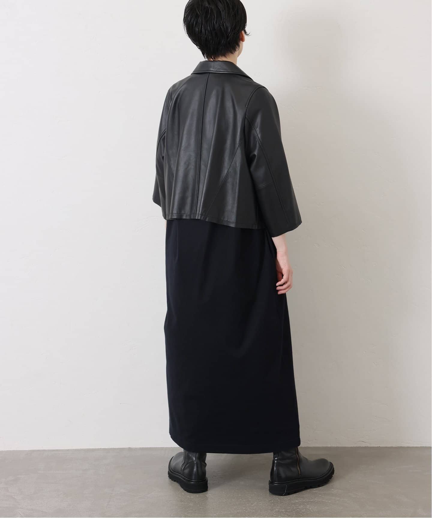 24SS ジャーナルスタンダードラックス クラシック天竺クルーネックワンピース 24SS ジャーナルスタンダードラックス クラシック天竺クルー