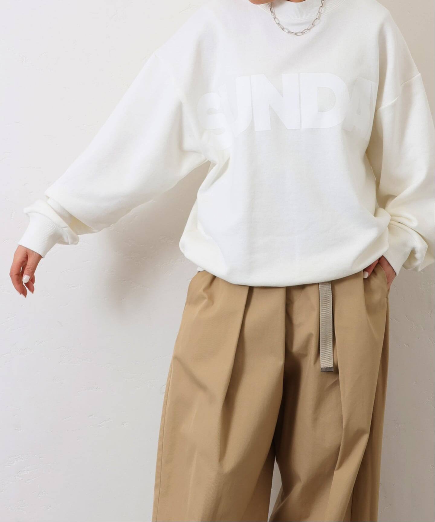 SUNDAY プリントスウェット（スウェット）｜journal standard luxe 