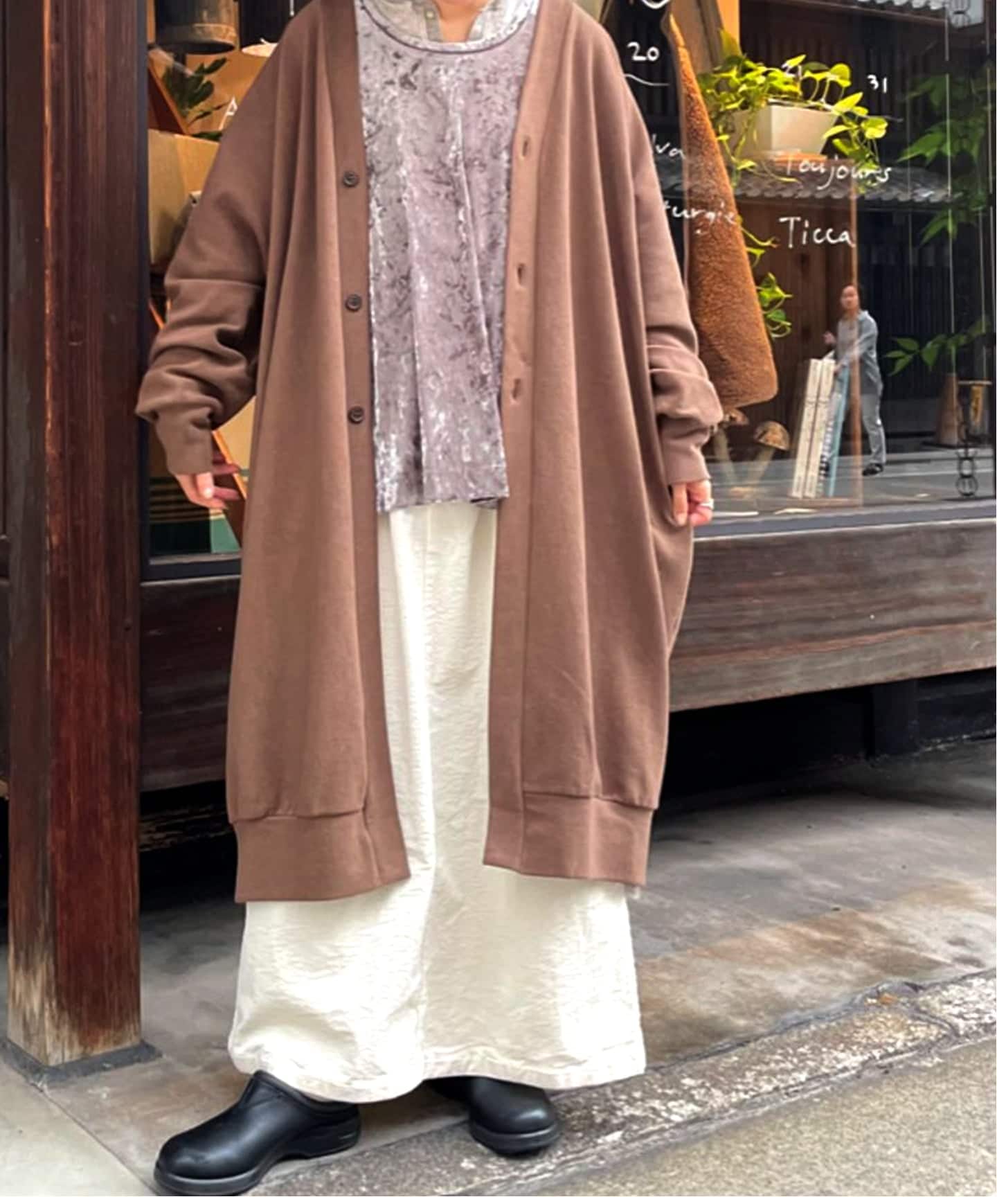 ジャーナルスタンダードラックス 美品 ペーパー Big-カーディガン 羽織り ジャーナルスタンダードラックス 美品 ペーパー Big