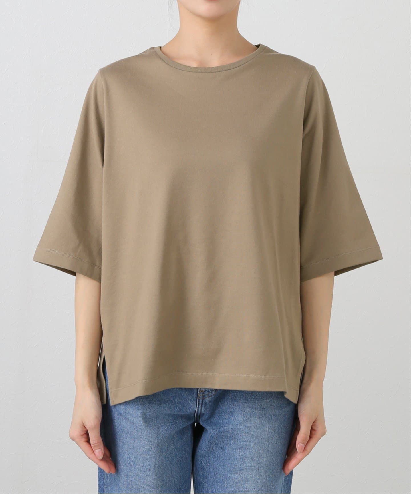 journal standard luxe ソフトジャージー クルーネックT ソフトジャージー クルーネックT（Tシャツ／カットソー
