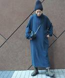 リバージャージ ハイネックワンピース