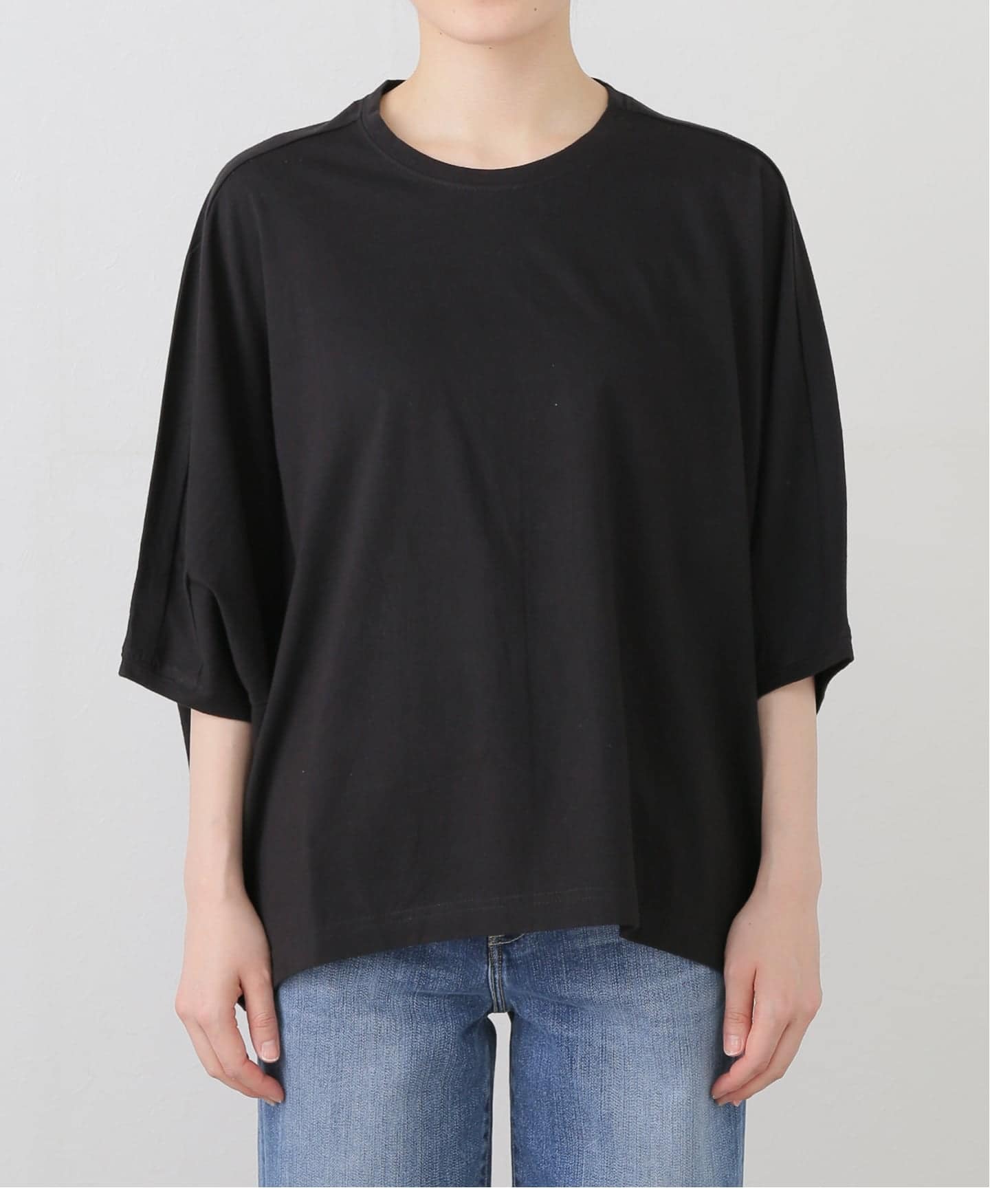 「JOURNAL STANDARD LUXE」 長袖カットソー FREE ブラック レディース JOURNAL STANDARD LUXE ブラウス シャツ 「追加」エアリネン