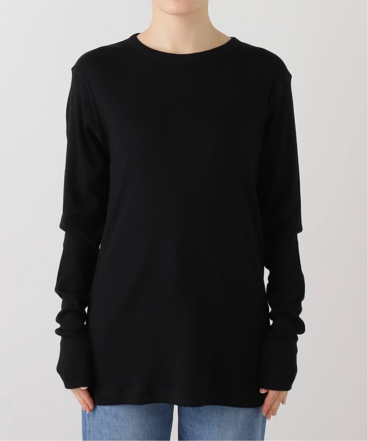 テレコ クルーネックプルオーバー（Tシャツ／カットソー）｜journal