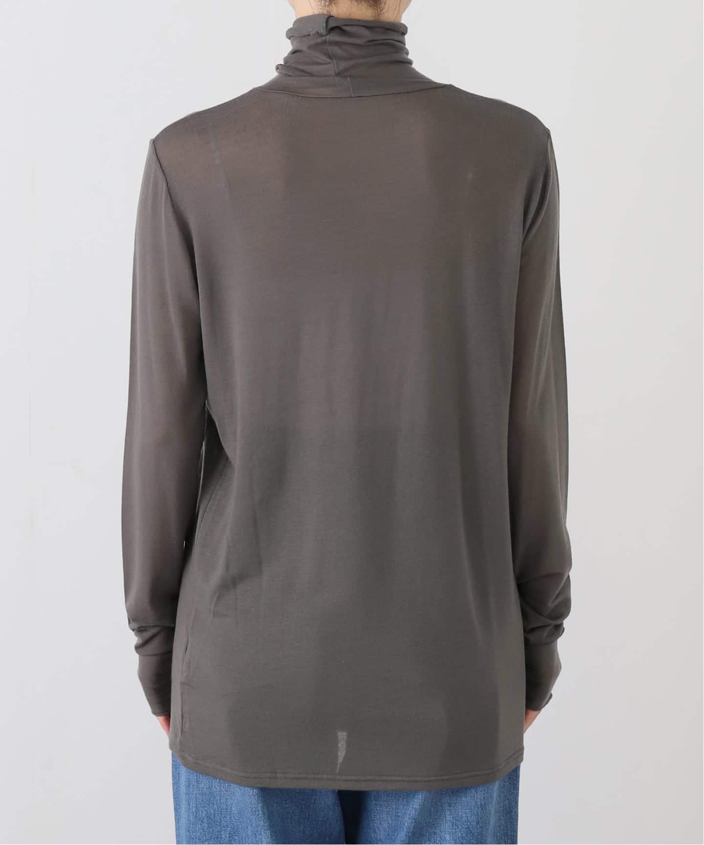 シアージャージ タートルネックプルオーバー（Tシャツ／カットソー