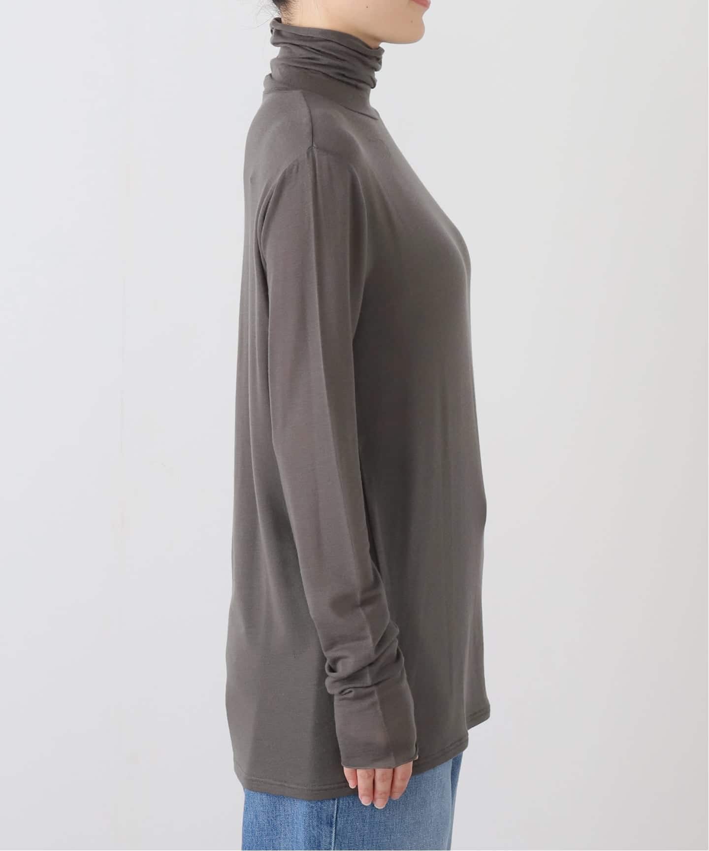 journalstandardluxeタートルネックプルオーバー シアージャージ タートルネックプルオーバー（Tシャツ／カットソー