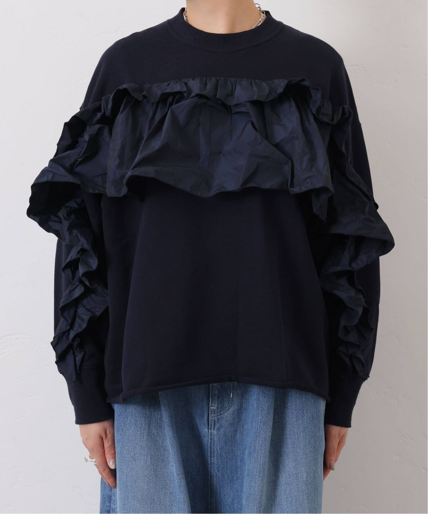 ジャーナルスタンダードラックス　タフタフリルオーバー タフタ フリルプルオーバー（その他トップス）｜journal standard luxe